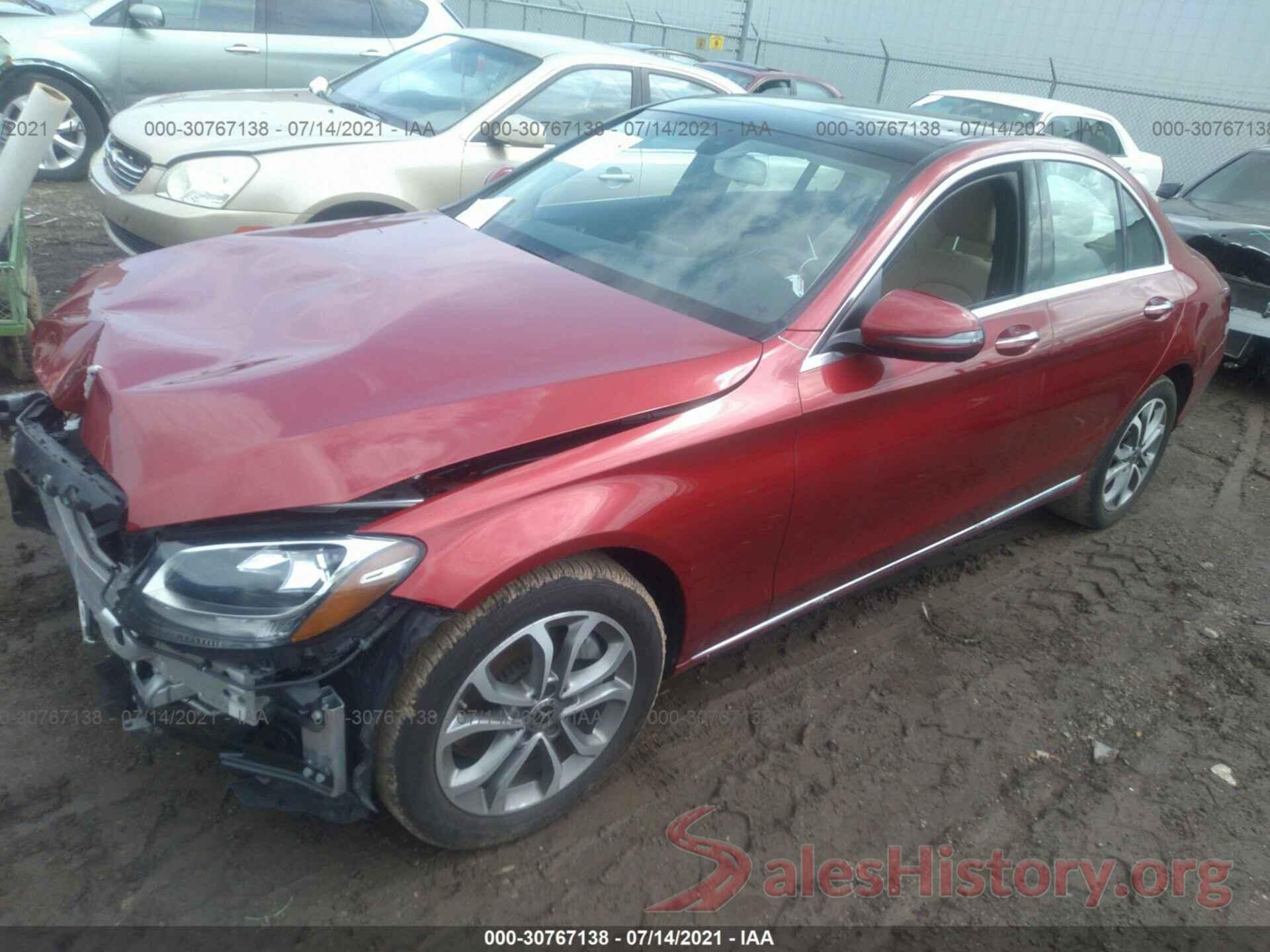 55SWF4KB5HU217277 2017 MERCEDES-BENZ C-CLASS