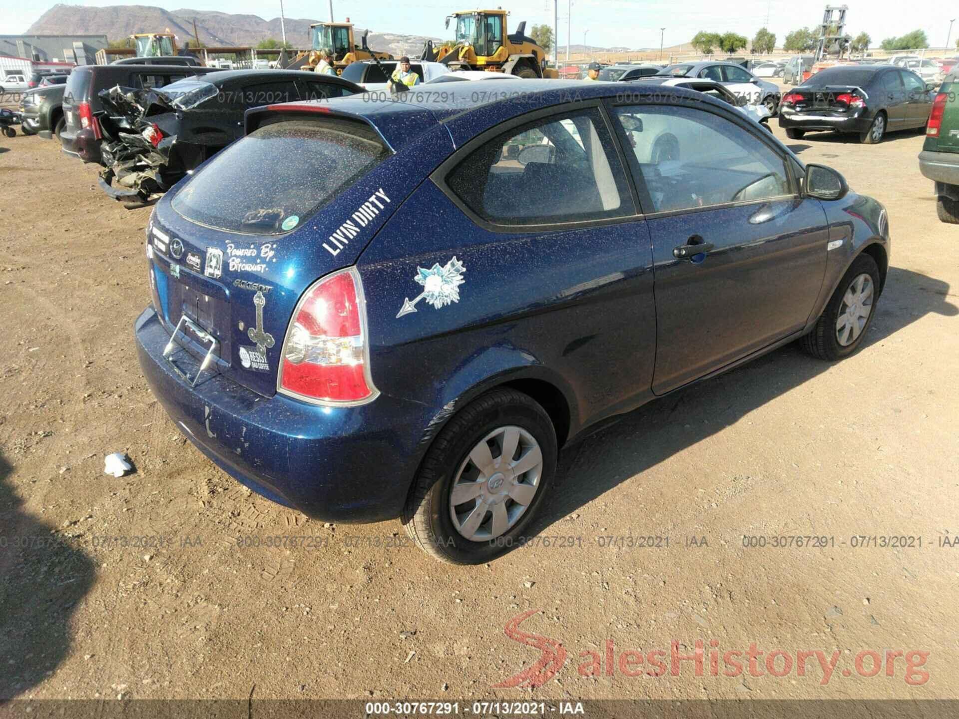 KNDJN2A25K7669358 2007 HYUNDAI ACCENT