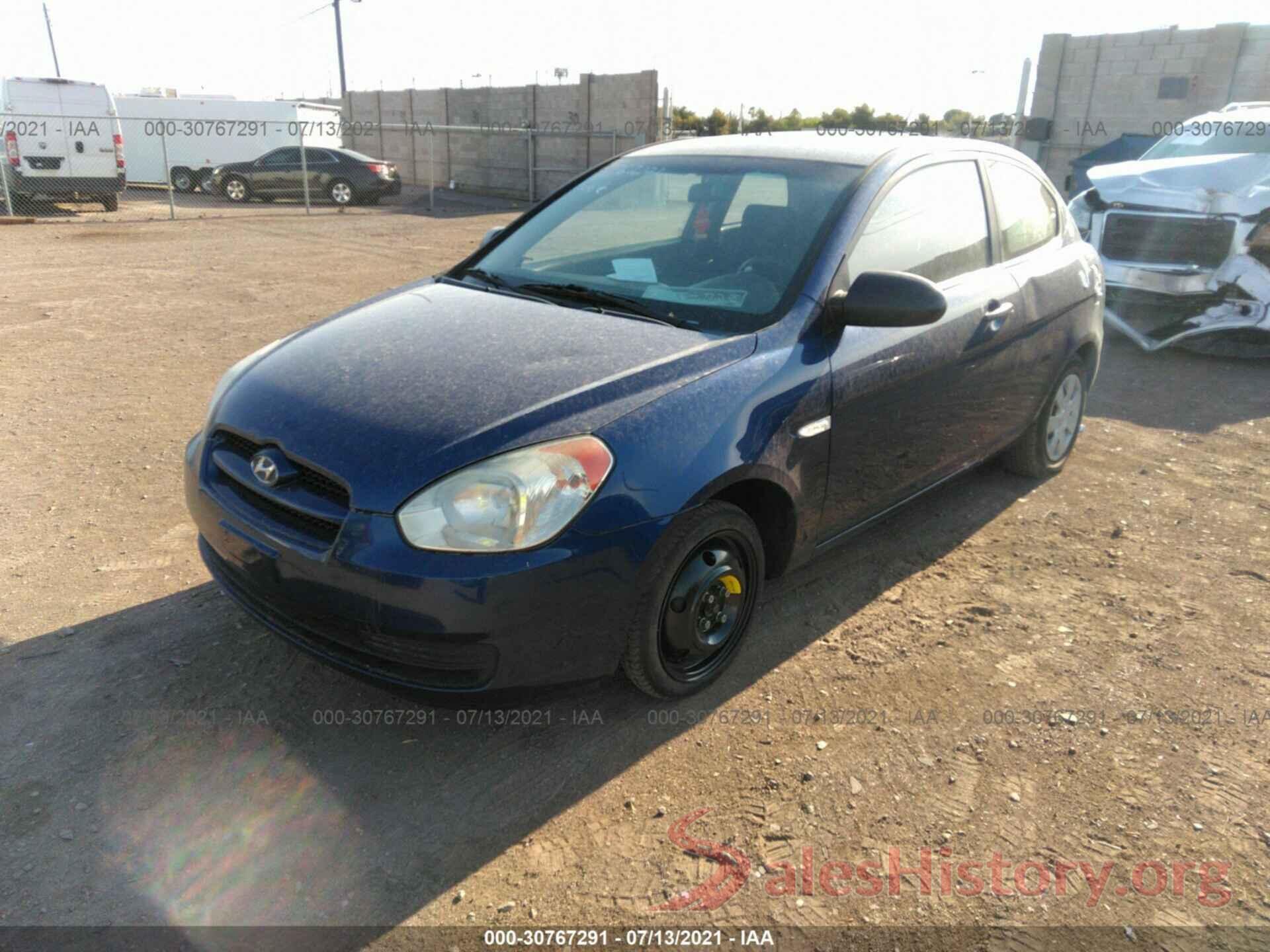 KNDJN2A25K7669358 2007 HYUNDAI ACCENT