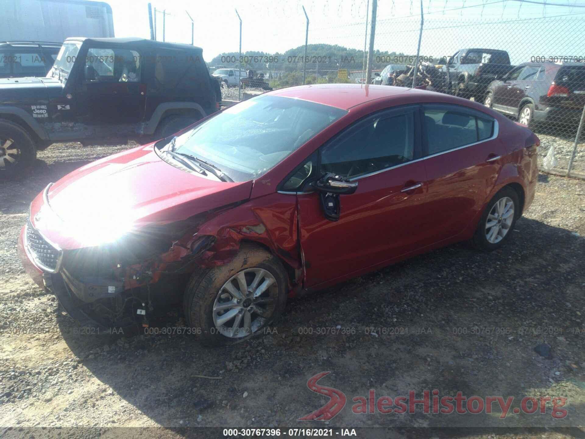 3KPFL4A71HE126813 2017 KIA FORTE