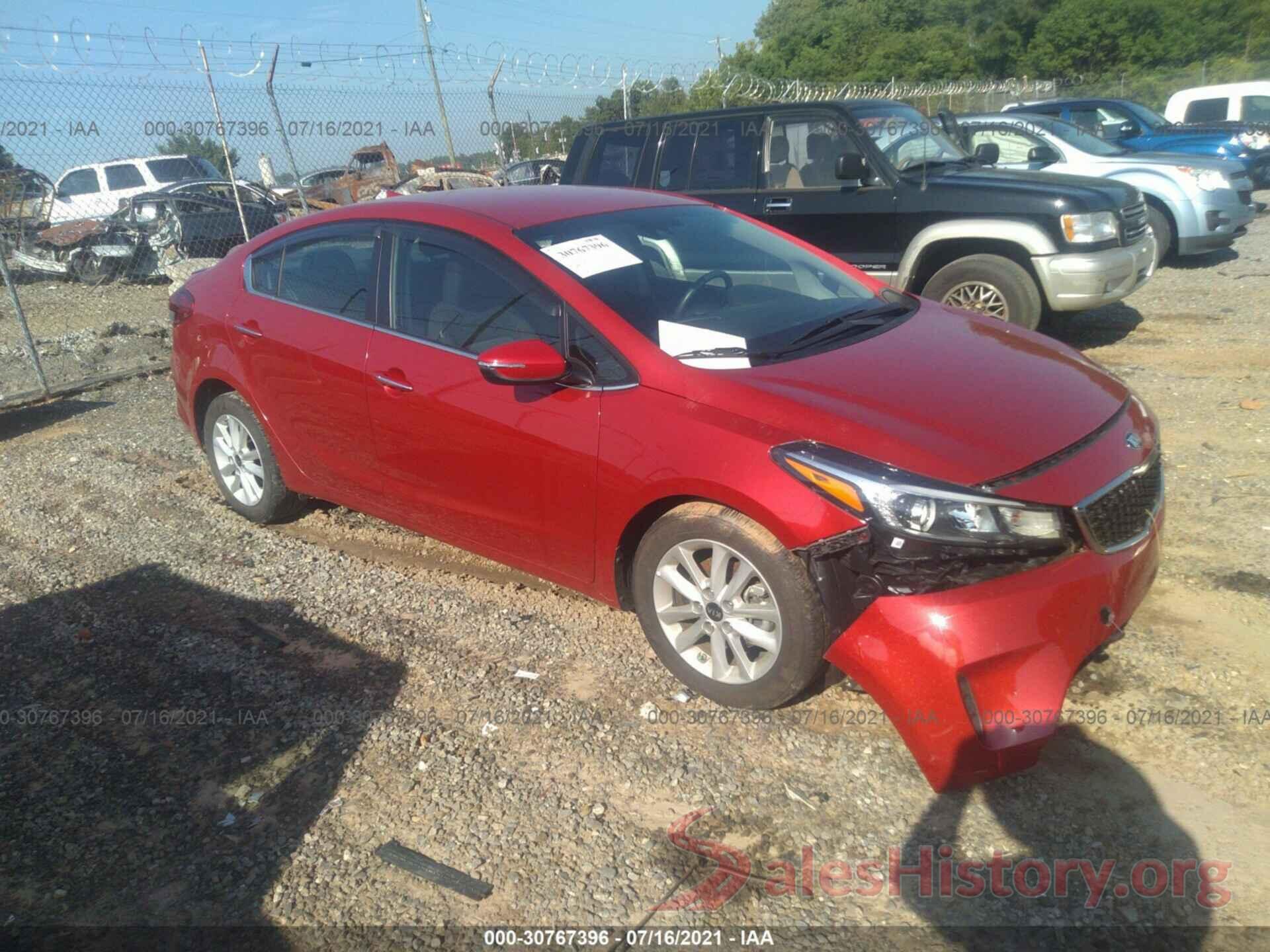 3KPFL4A71HE126813 2017 KIA FORTE