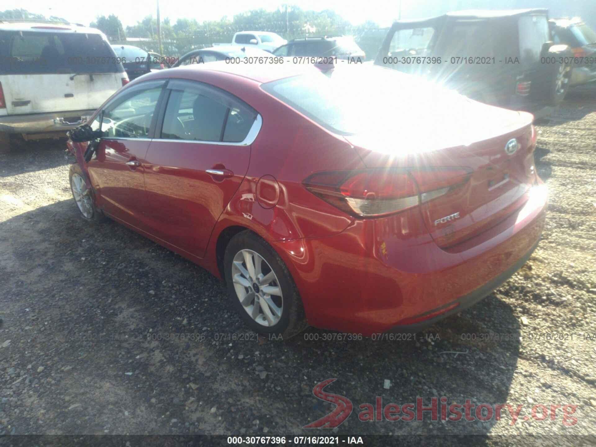 3KPFL4A71HE126813 2017 KIA FORTE