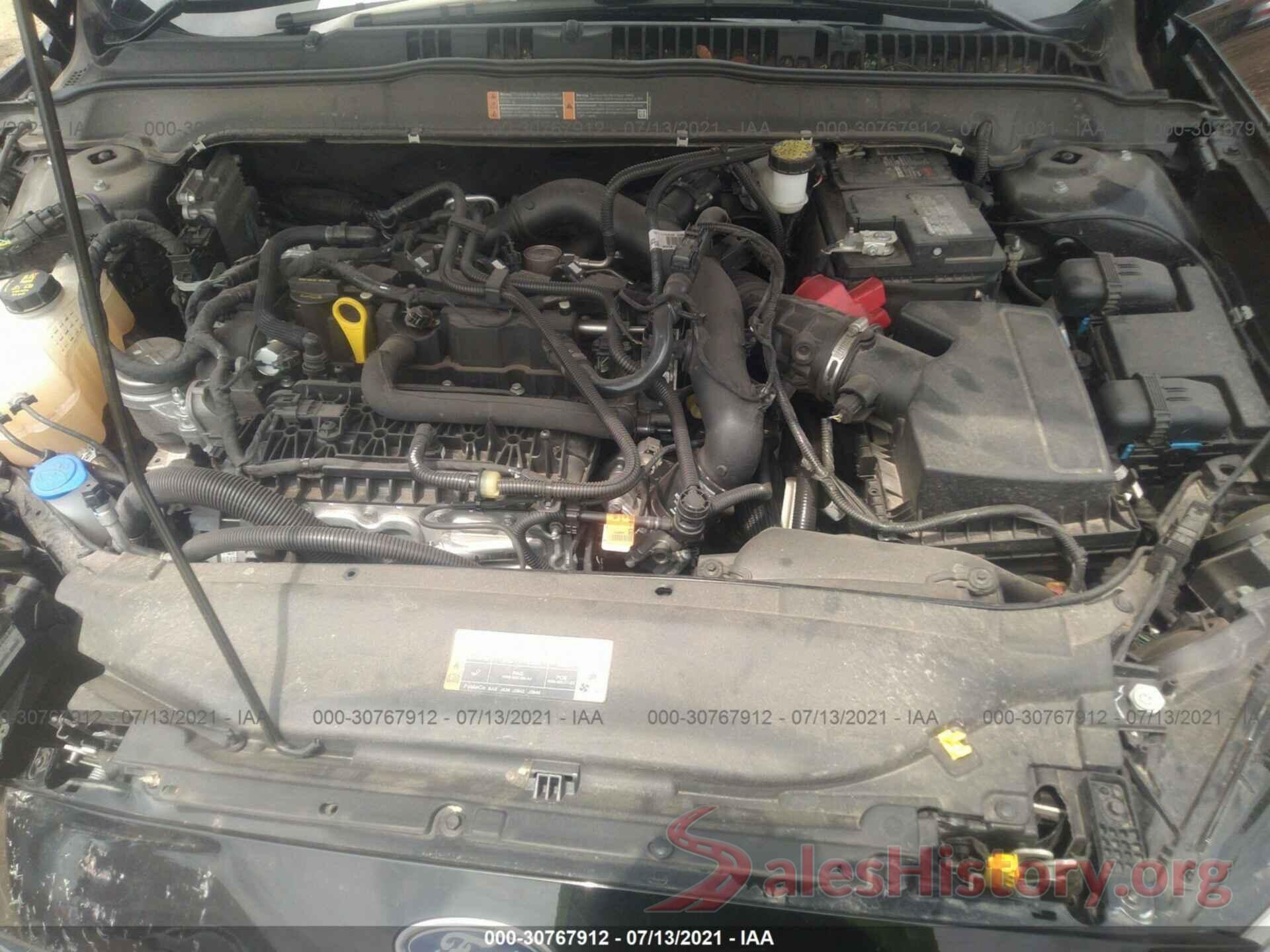 3FA6P0HD2KR230581 2019 FORD FUSION