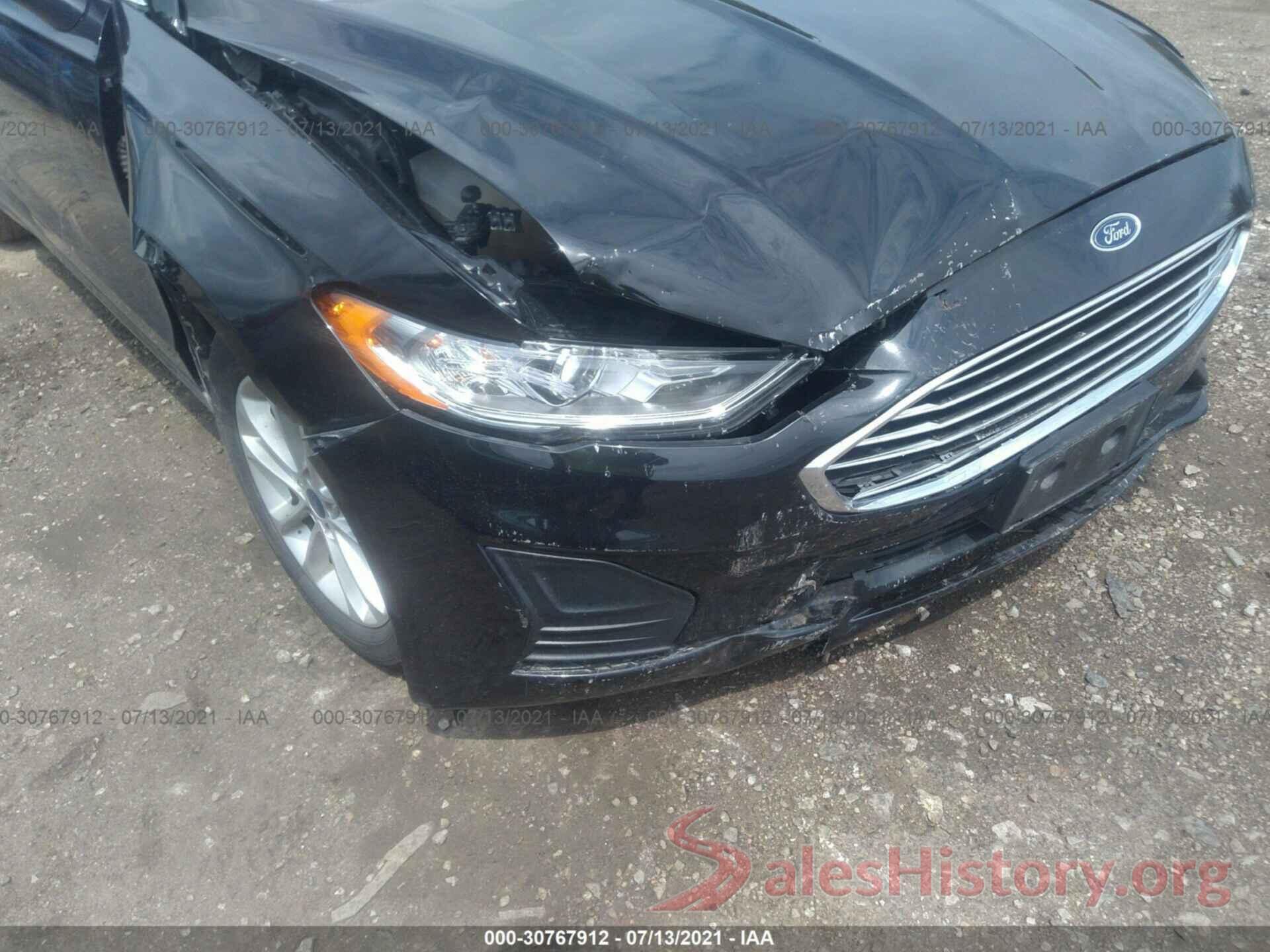 3FA6P0HD2KR230581 2019 FORD FUSION