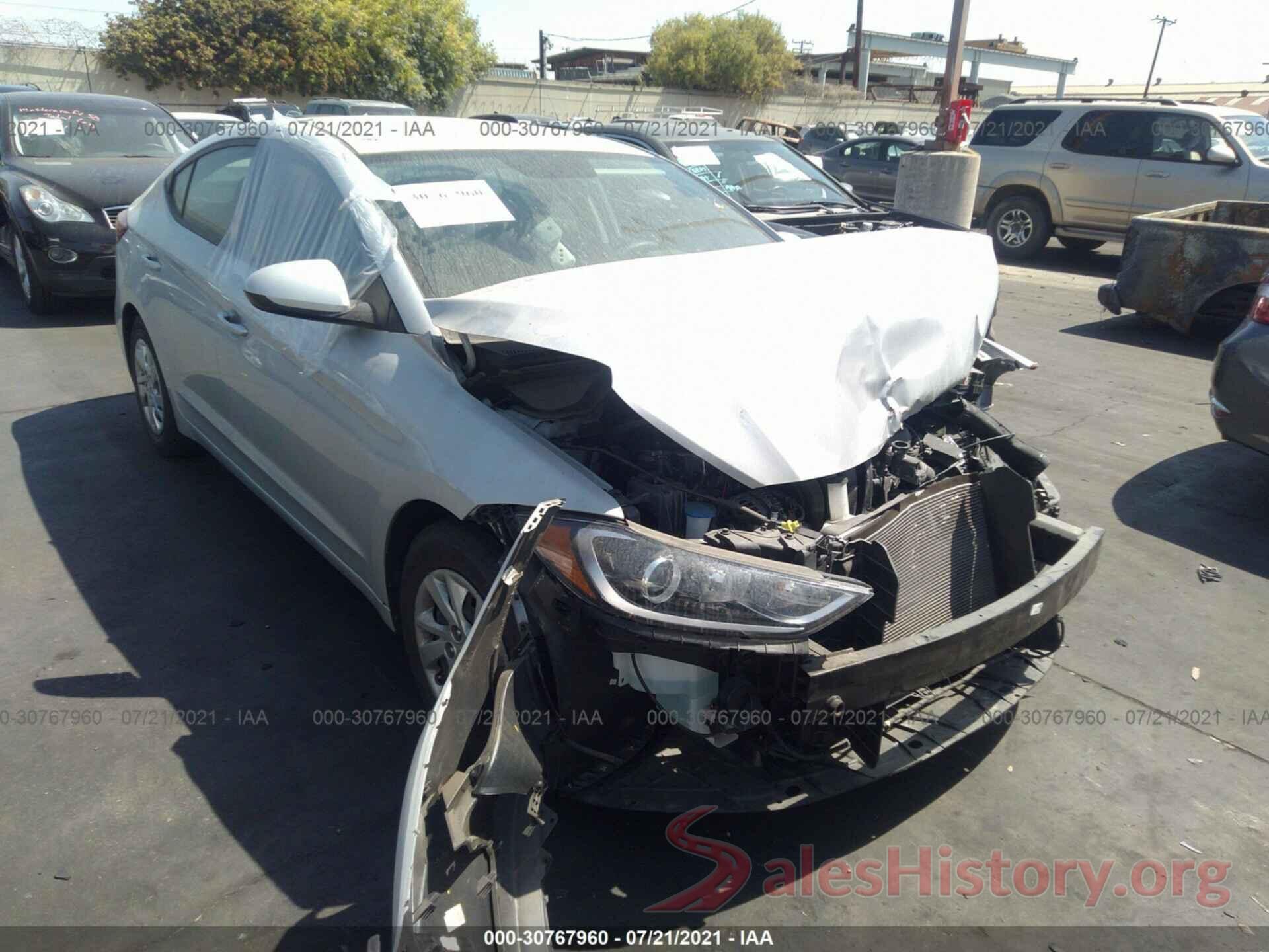 KMHD74LF6JU629305 2018 HYUNDAI ELANTRA