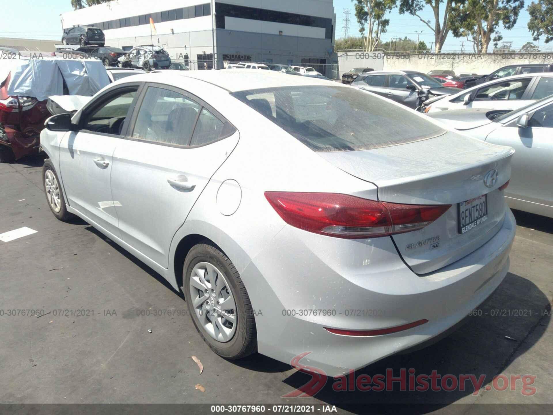 KMHD74LF6JU629305 2018 HYUNDAI ELANTRA