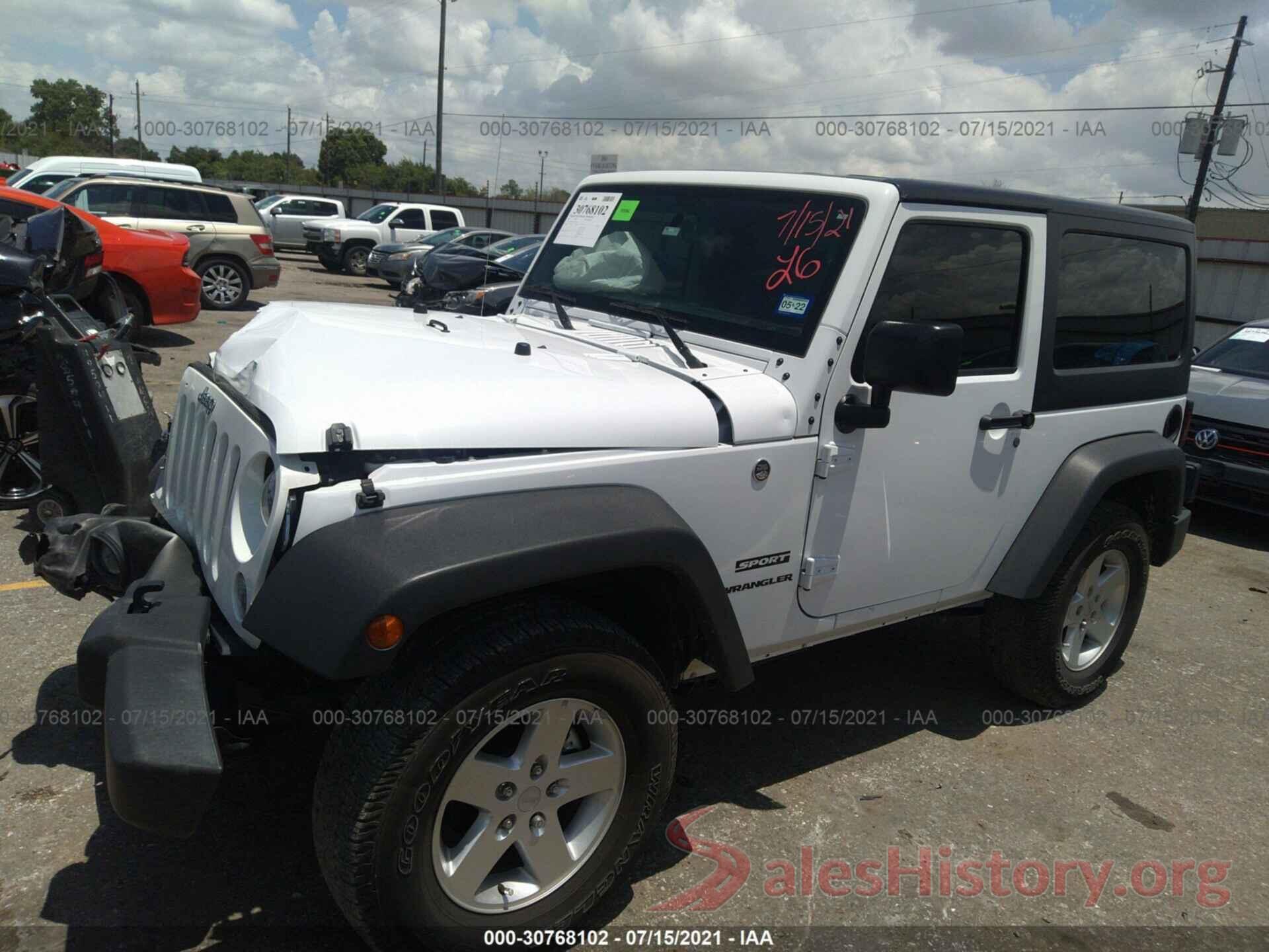 1C4AJWAG6HL578100 2017 JEEP WRANGLER