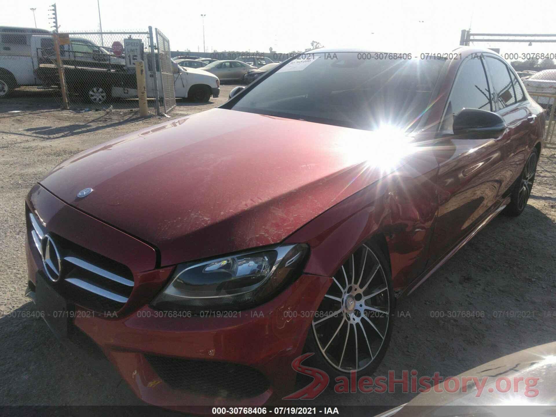 55SWF4JB2GU153604 2016 MERCEDES-BENZ C-CLASS