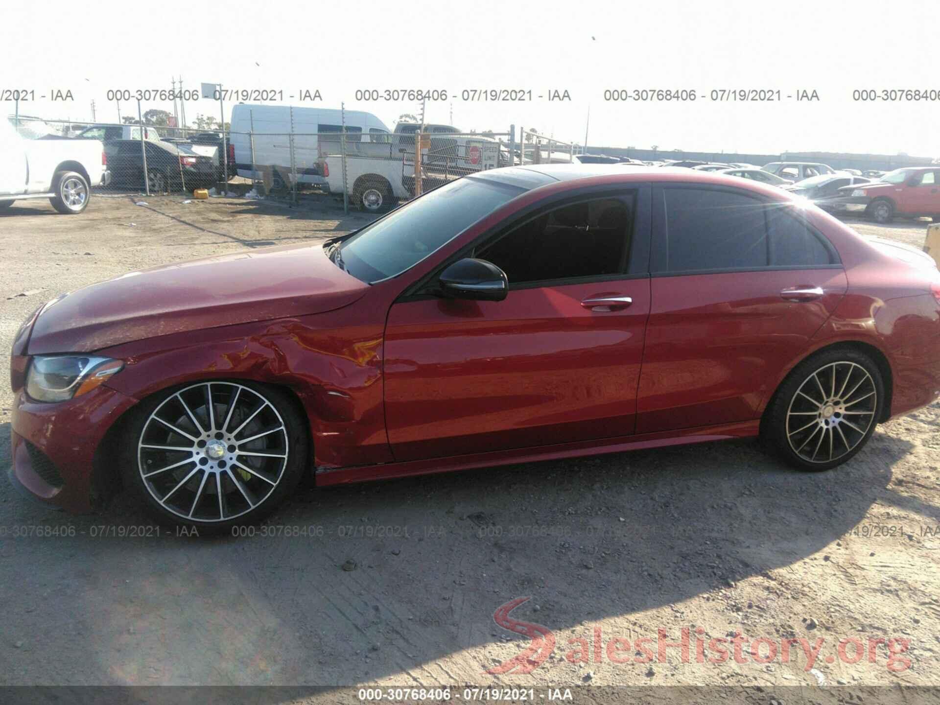 55SWF4JB2GU153604 2016 MERCEDES-BENZ C-CLASS