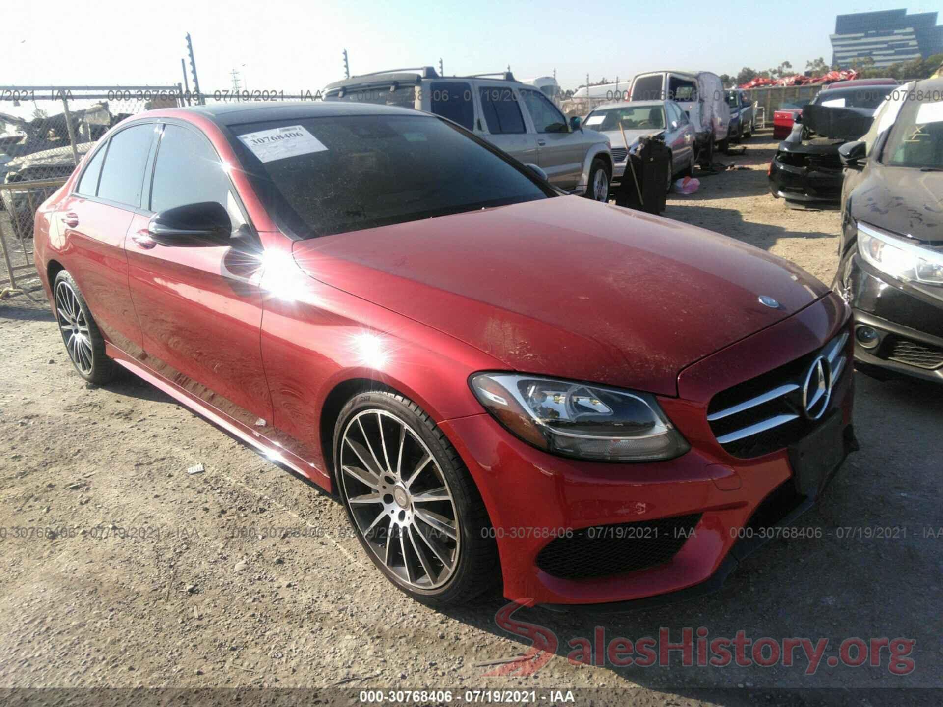 55SWF4JB2GU153604 2016 MERCEDES-BENZ C-CLASS