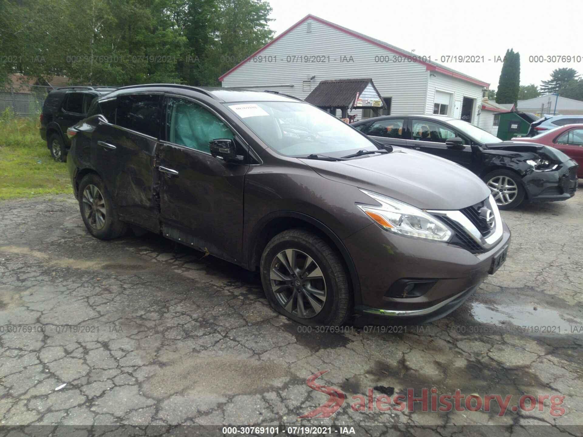 5N1AZ2MH5HN106332 2017 NISSAN MURANO