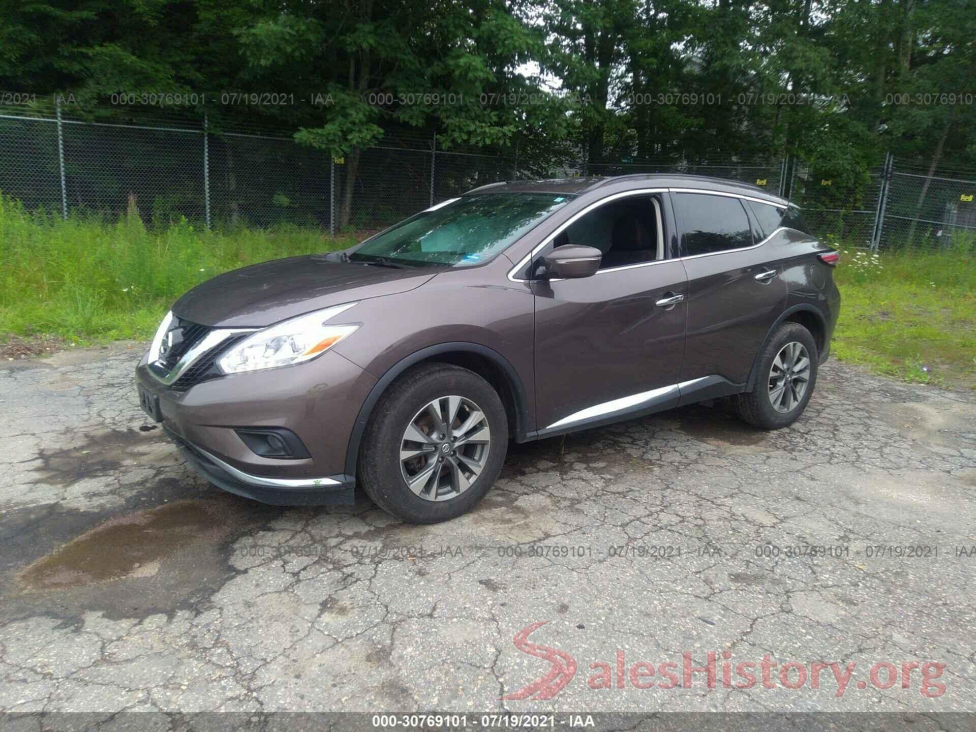 5N1AZ2MH5HN106332 2017 NISSAN MURANO