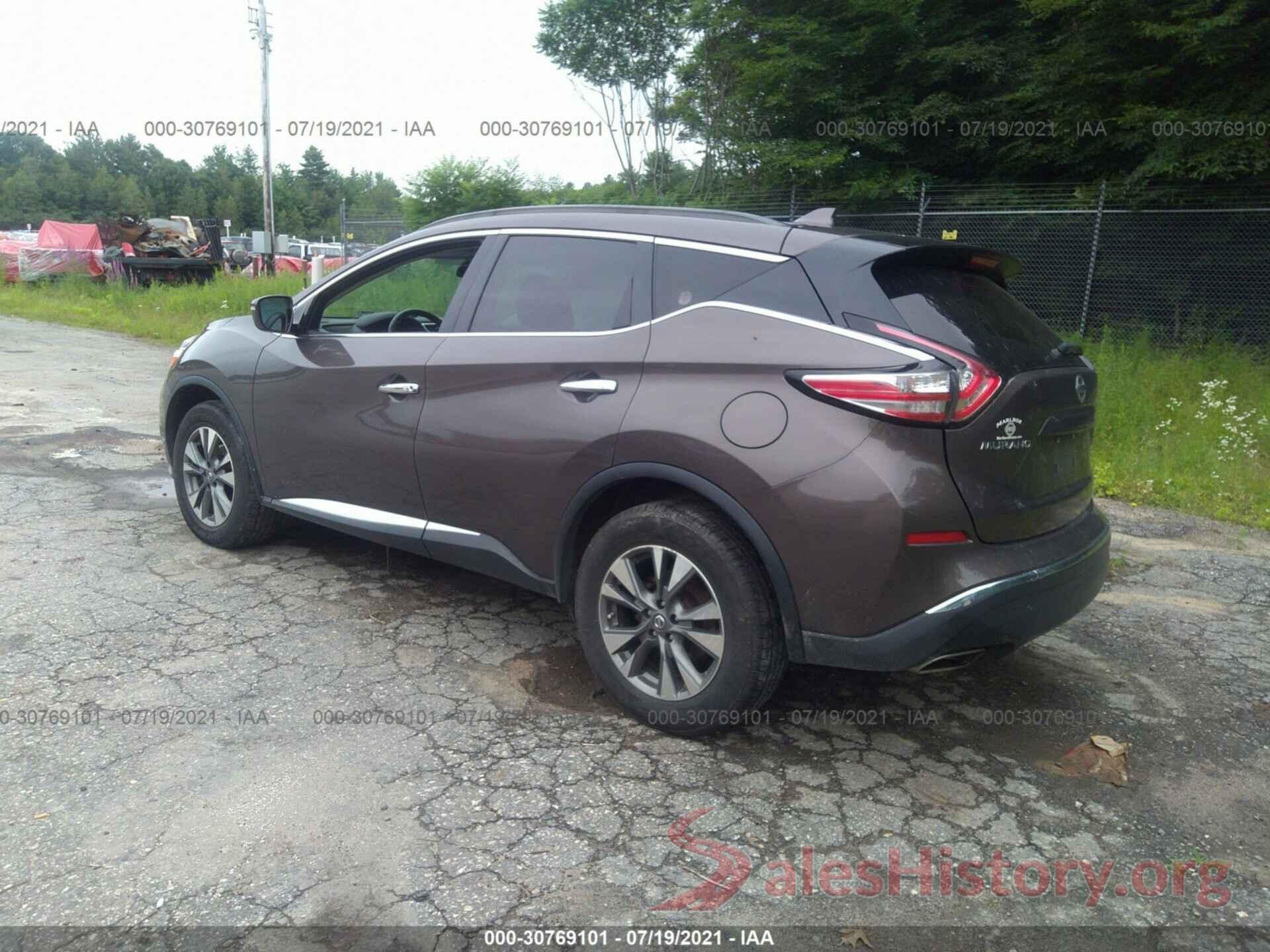 5N1AZ2MH5HN106332 2017 NISSAN MURANO