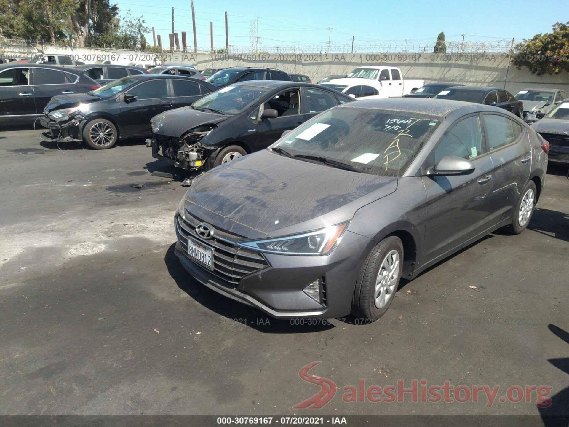 5NPD74LF4LH545114 2020 HYUNDAI ELANTRA