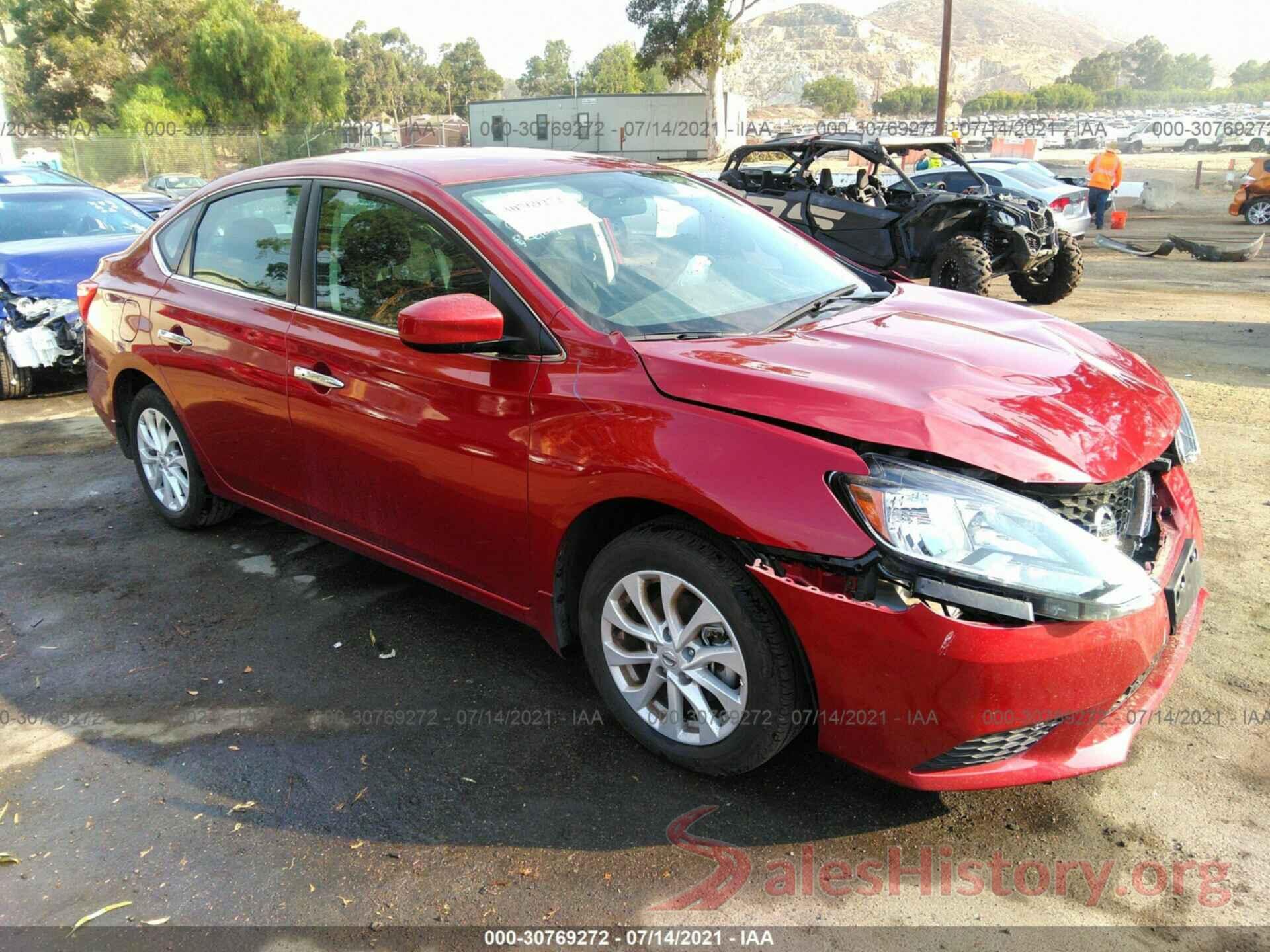 3N1AB7AP9KY430172 2019 NISSAN SENTRA