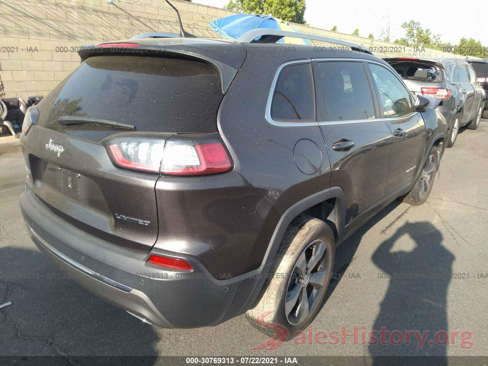 1C4PJMDN9KD180762 2019 JEEP CHEROKEE