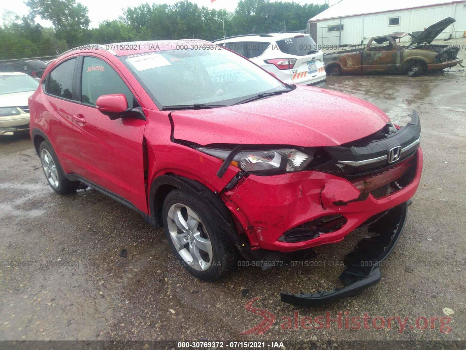 3CZRU6H76GM710117 2016 HONDA HR-V