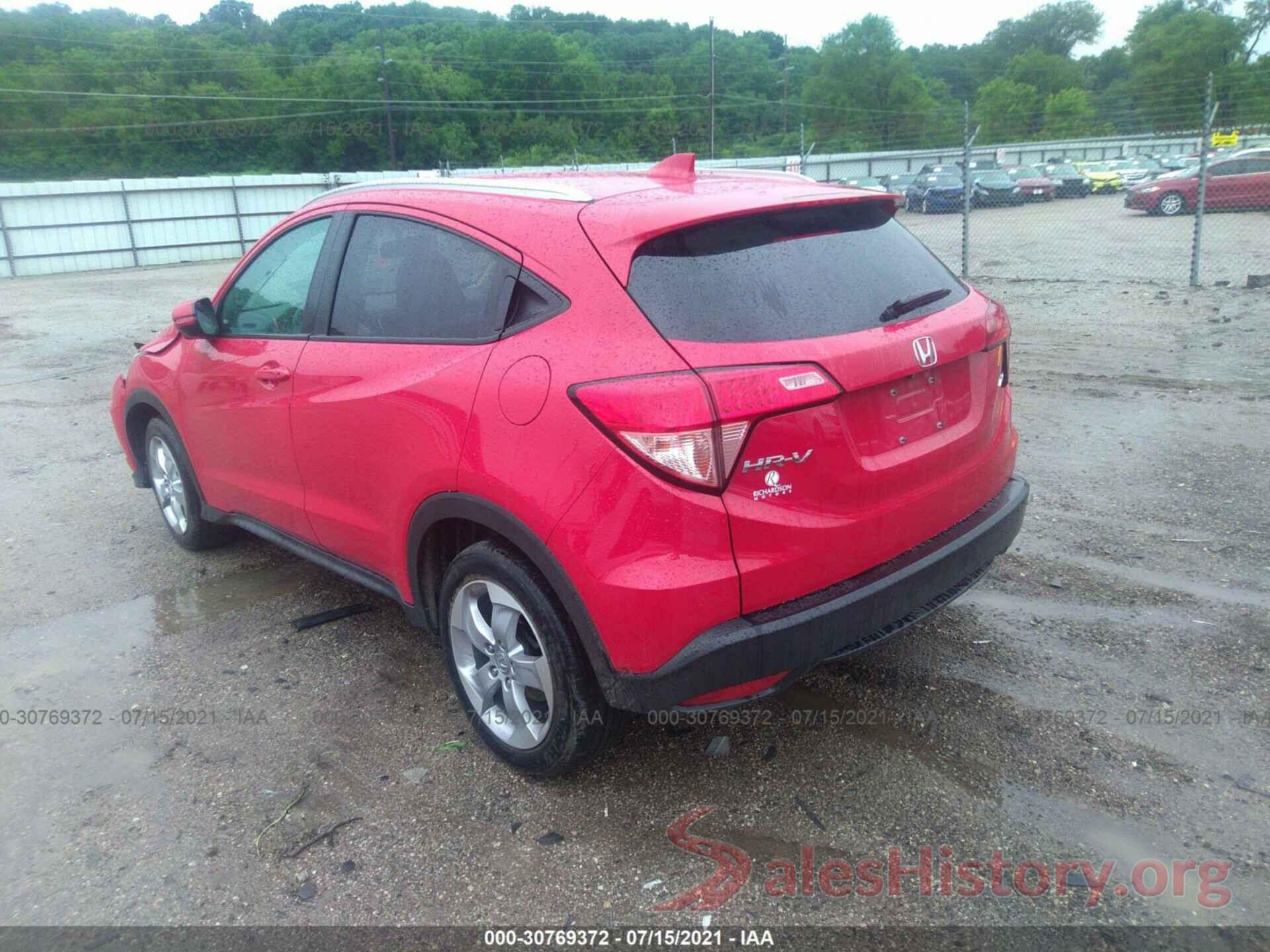 3CZRU6H76GM710117 2016 HONDA HR-V