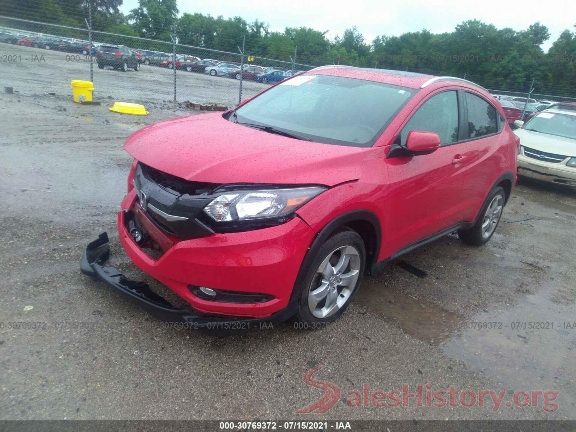 3CZRU6H76GM710117 2016 HONDA HR-V