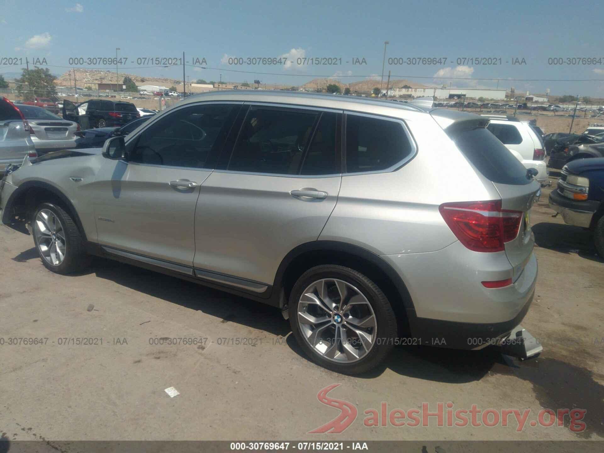 5UXWY3C54G0N87792 2016 BMW X3