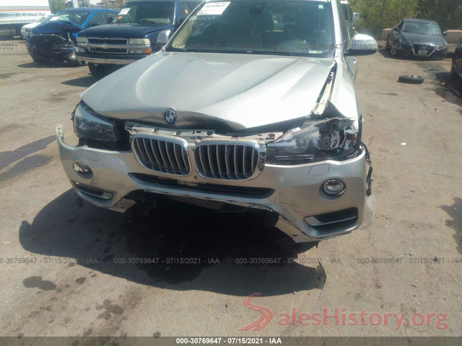 5UXWY3C54G0N87792 2016 BMW X3