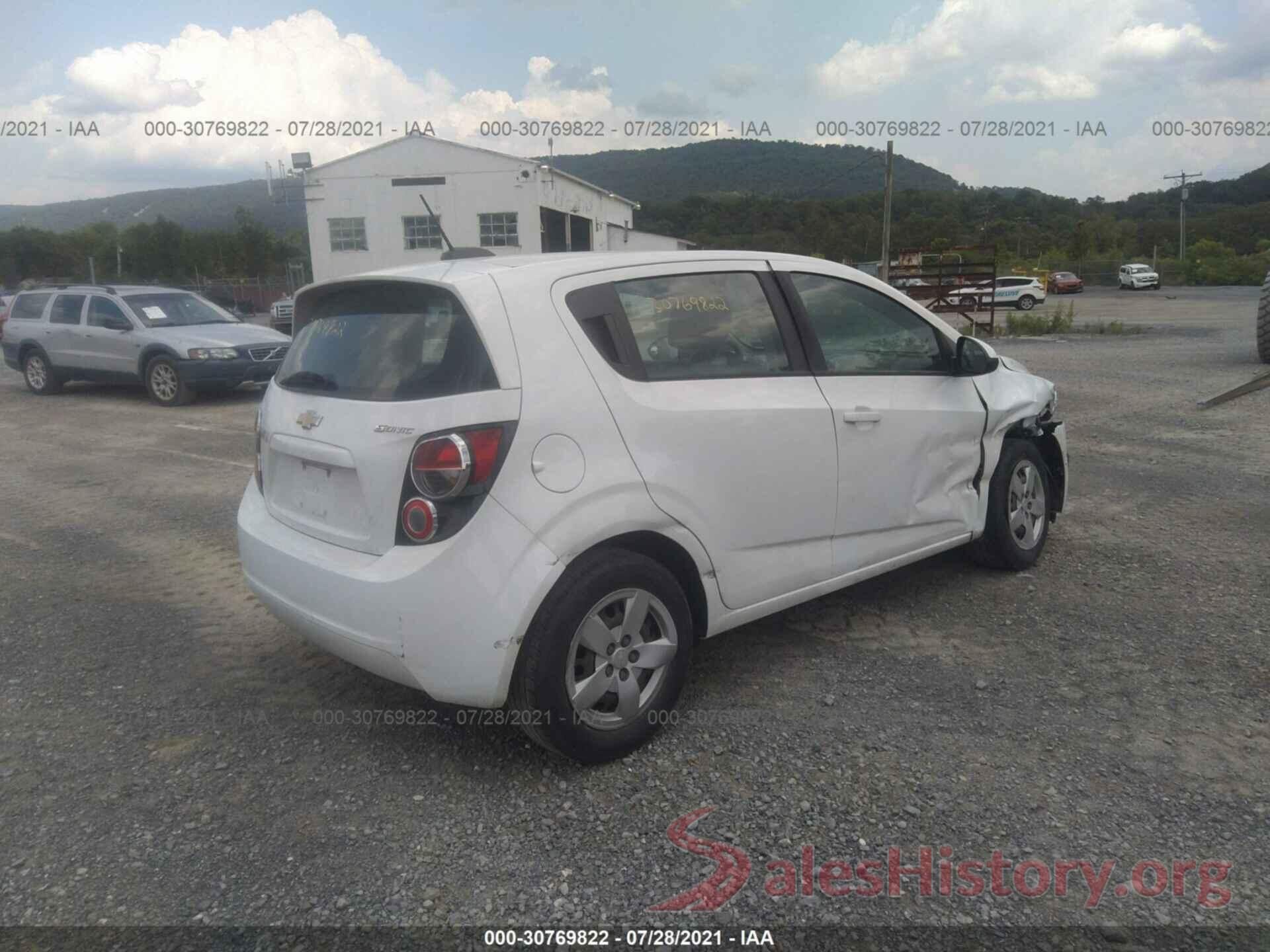 1G1JA6SG7G4184900 2016 CHEVROLET SONIC