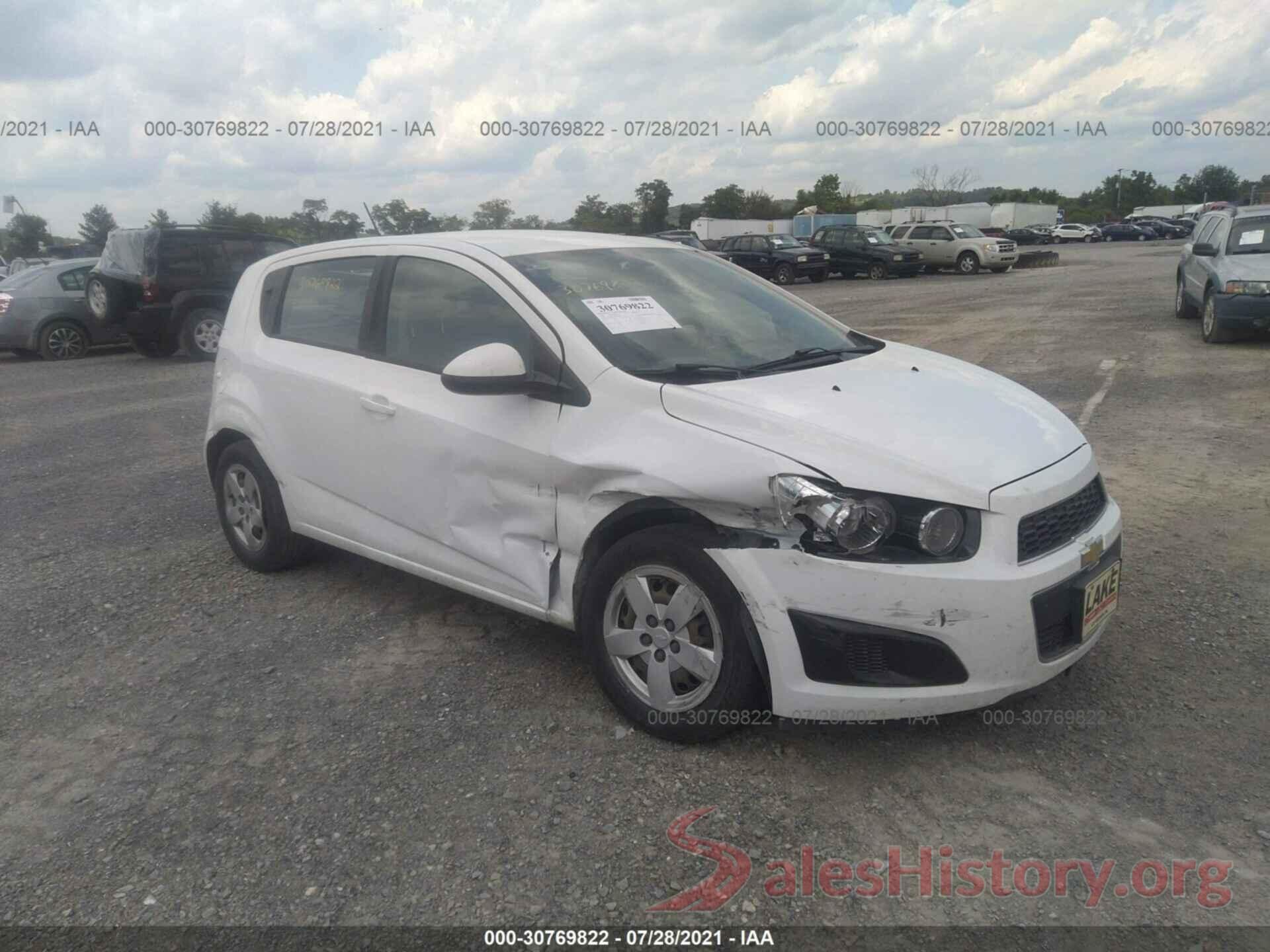 1G1JA6SG7G4184900 2016 CHEVROLET SONIC