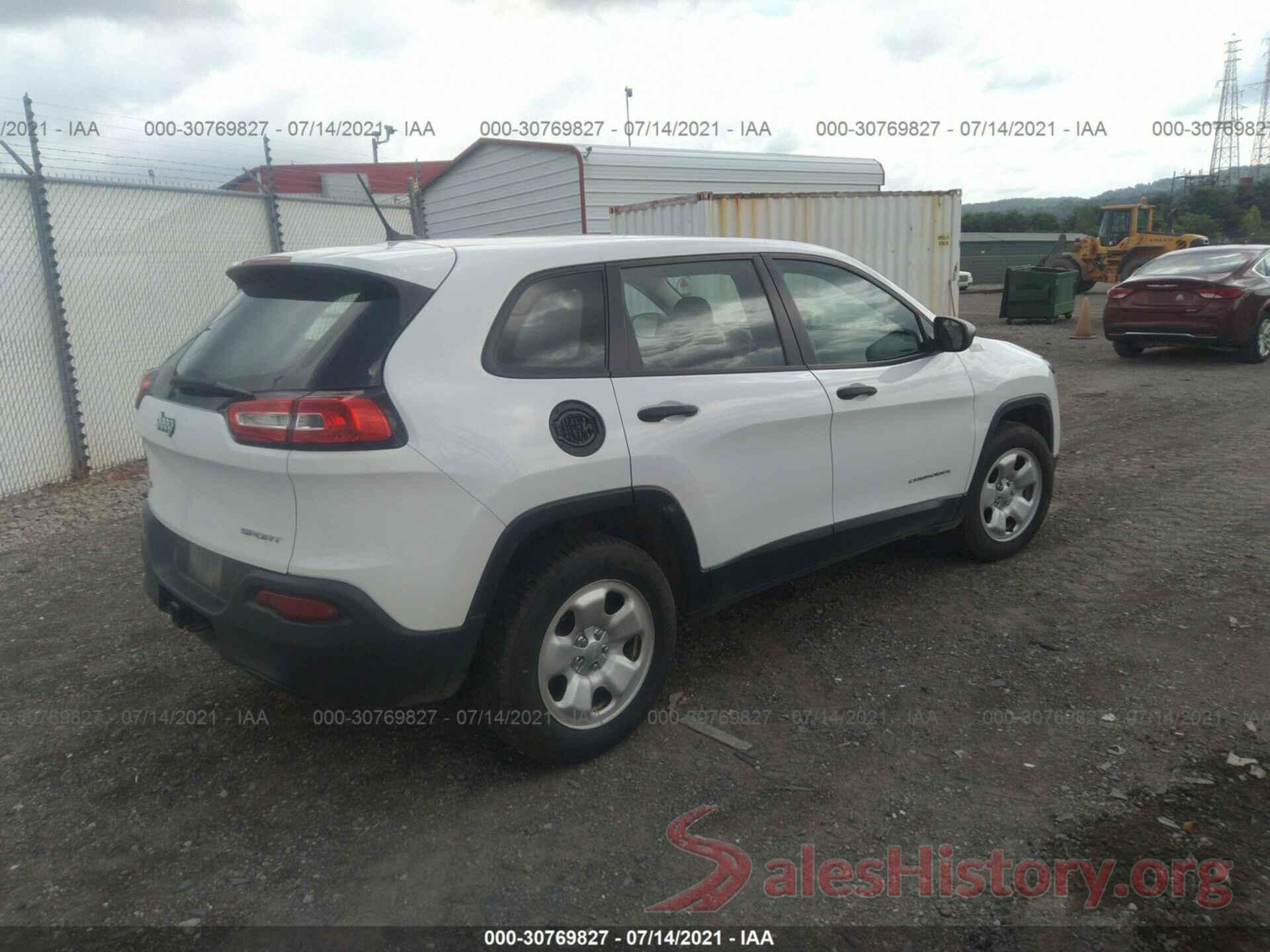 1C4PJMABXGW356434 2016 JEEP CHEROKEE