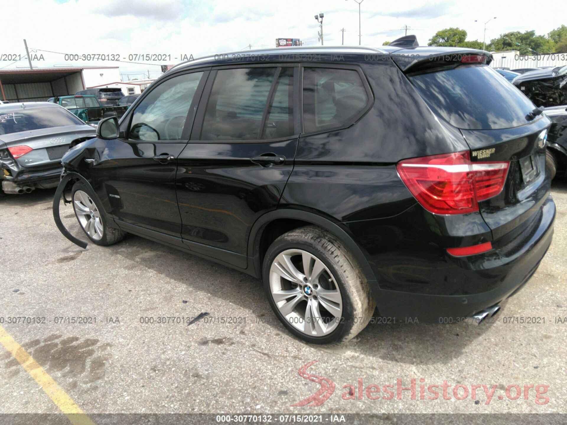 5UXWX9C59G0D72207 2016 BMW X3