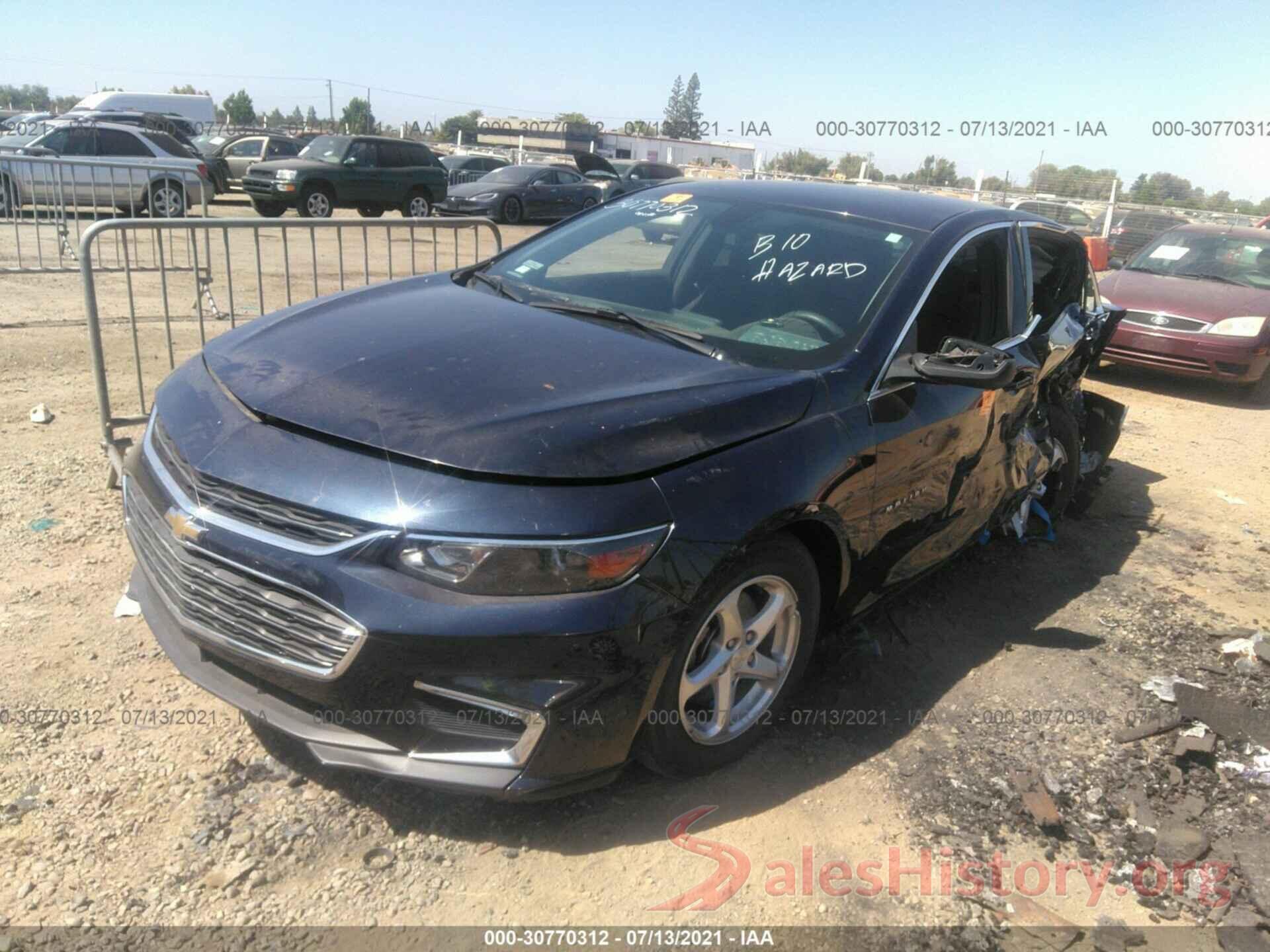 1G1ZB5ST1JF205825 2018 CHEVROLET MALIBU