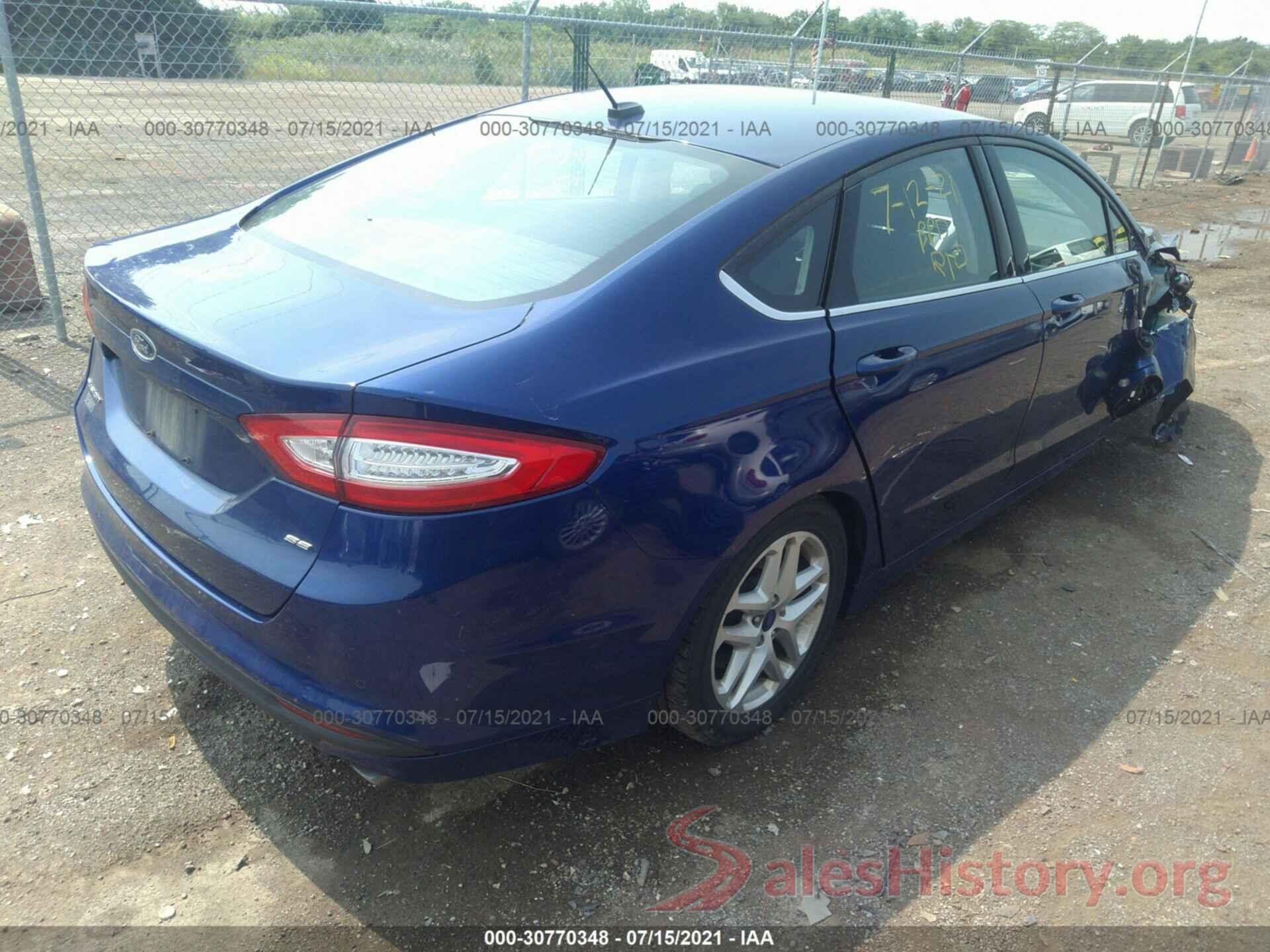 1FA6P0H71G5123834 2016 FORD FUSION