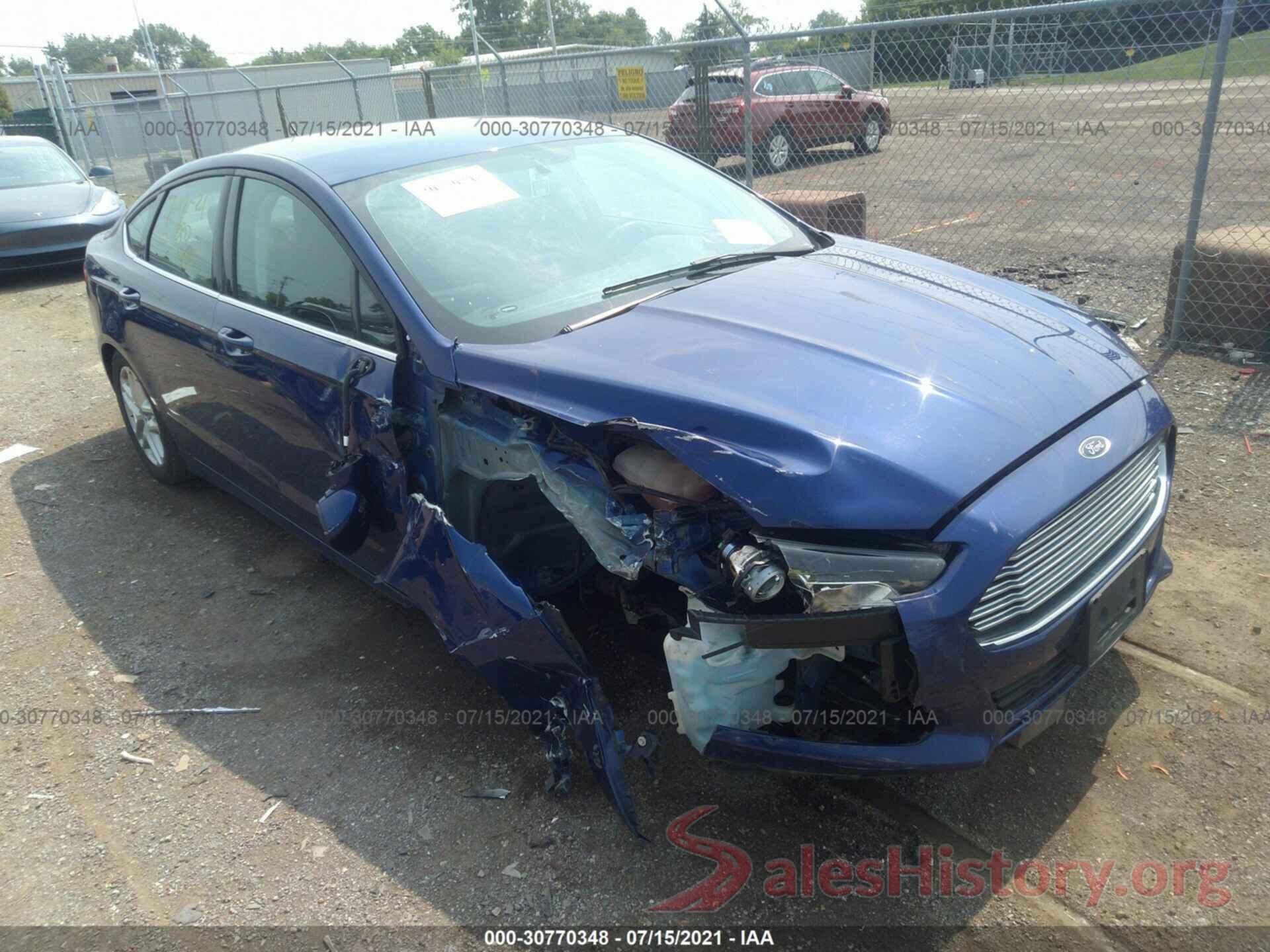 1FA6P0H71G5123834 2016 FORD FUSION