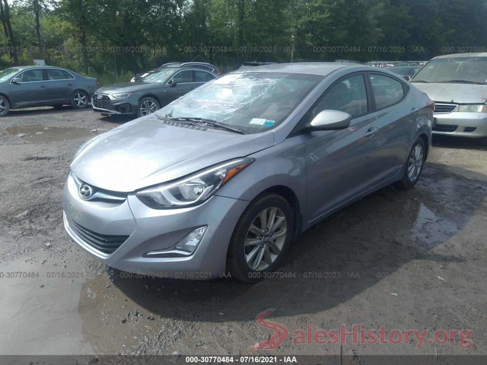 5NPDH4AE3GH797806 2016 HYUNDAI ELANTRA