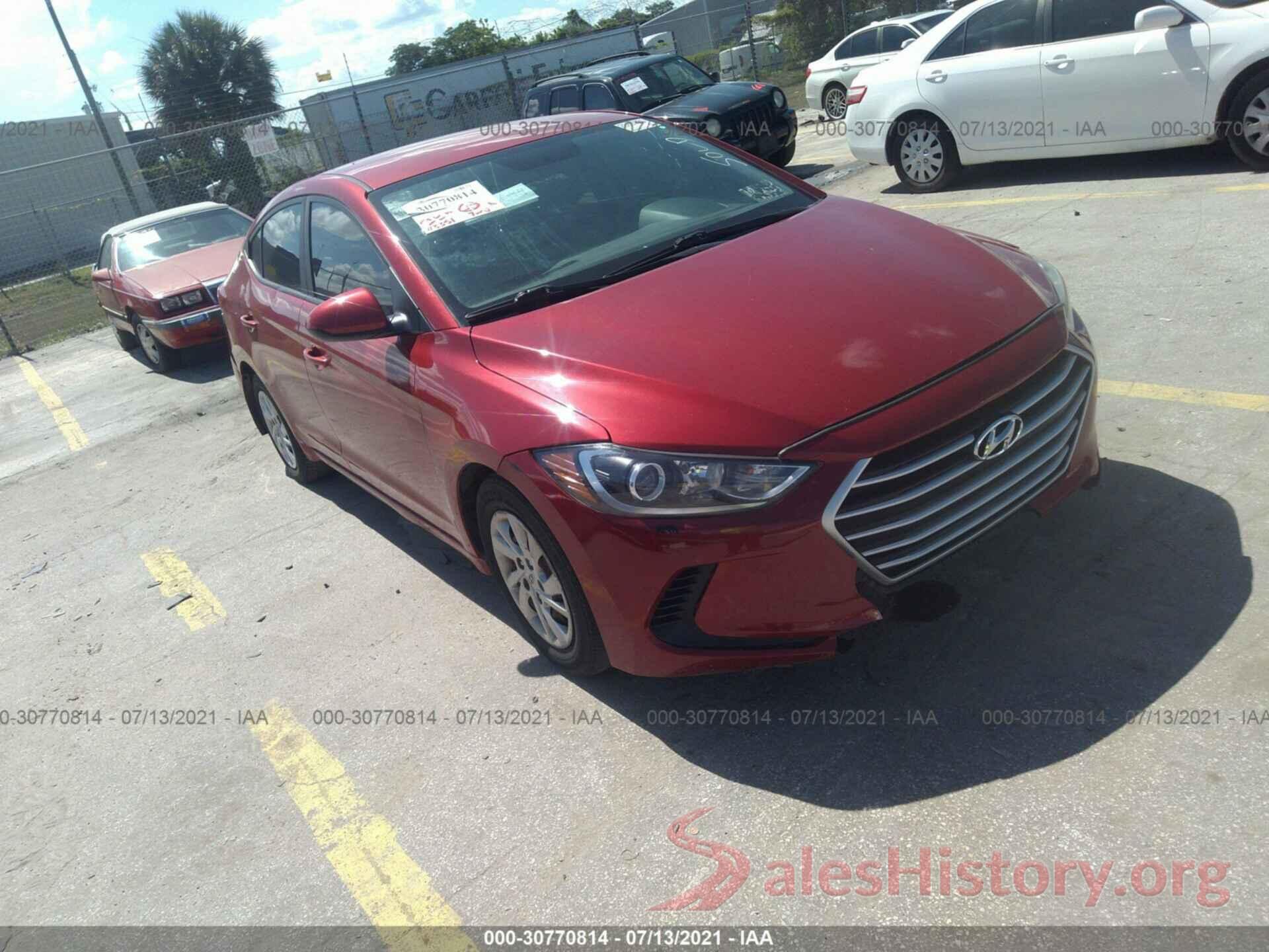 5NPD74LFXHH111920 2017 HYUNDAI ELANTRA