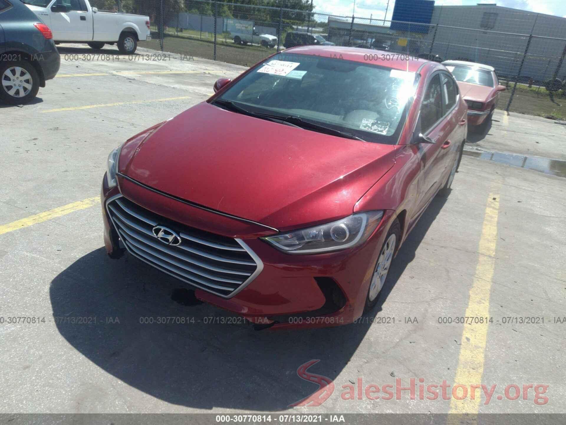 5NPD74LFXHH111920 2017 HYUNDAI ELANTRA