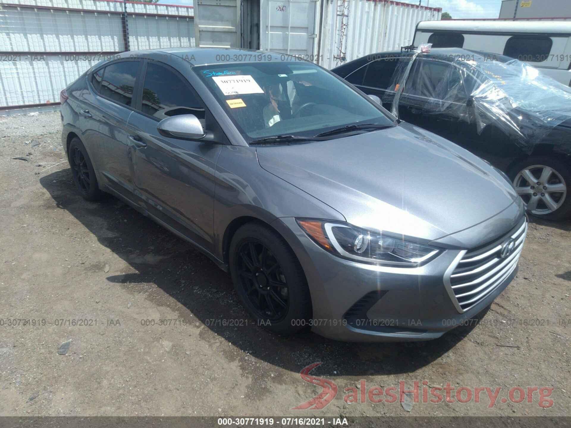 KMHD74LF4JU607044 2018 HYUNDAI ELANTRA