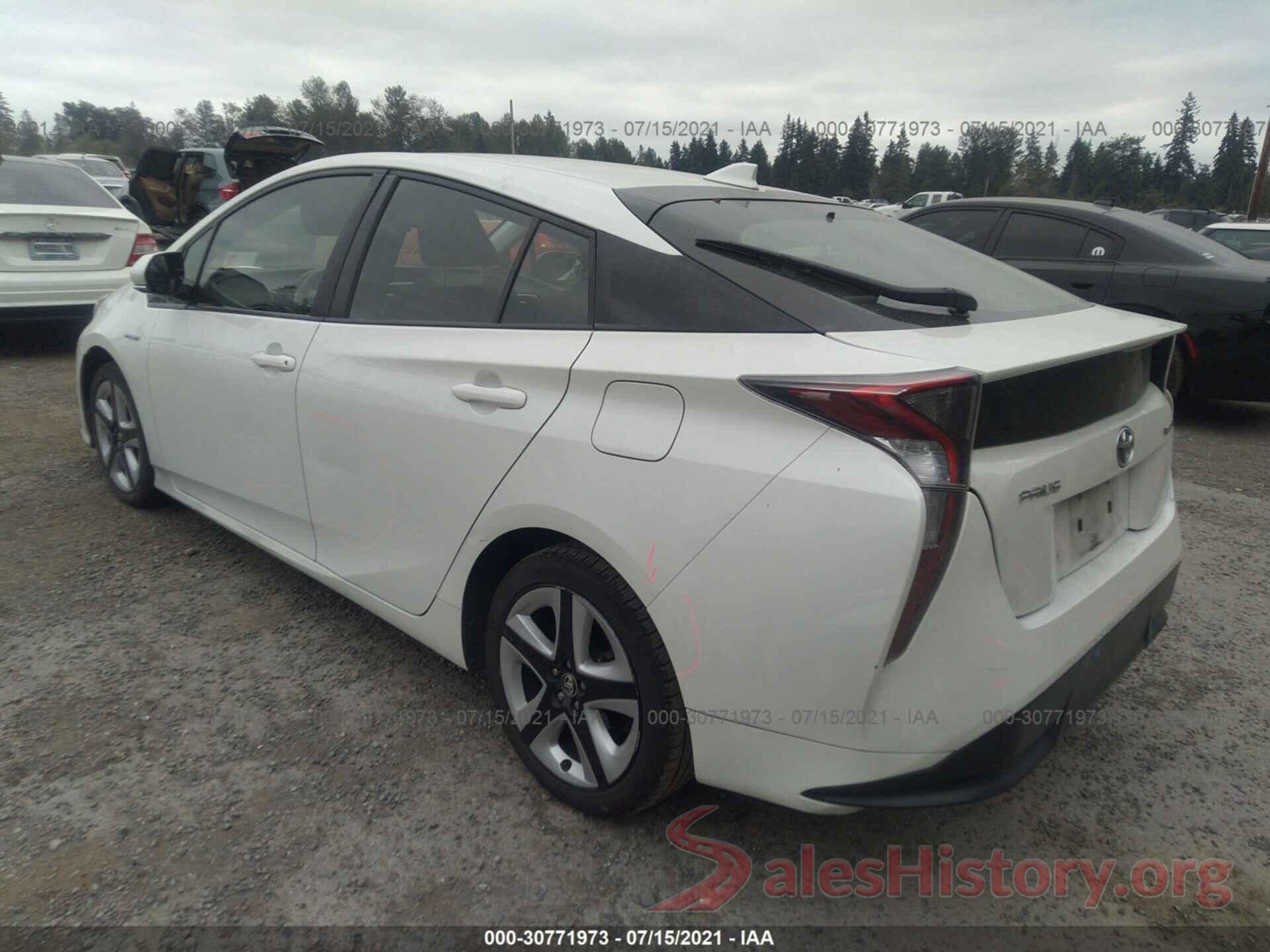 JTDKARFU8G3010465 2016 TOYOTA PRIUS