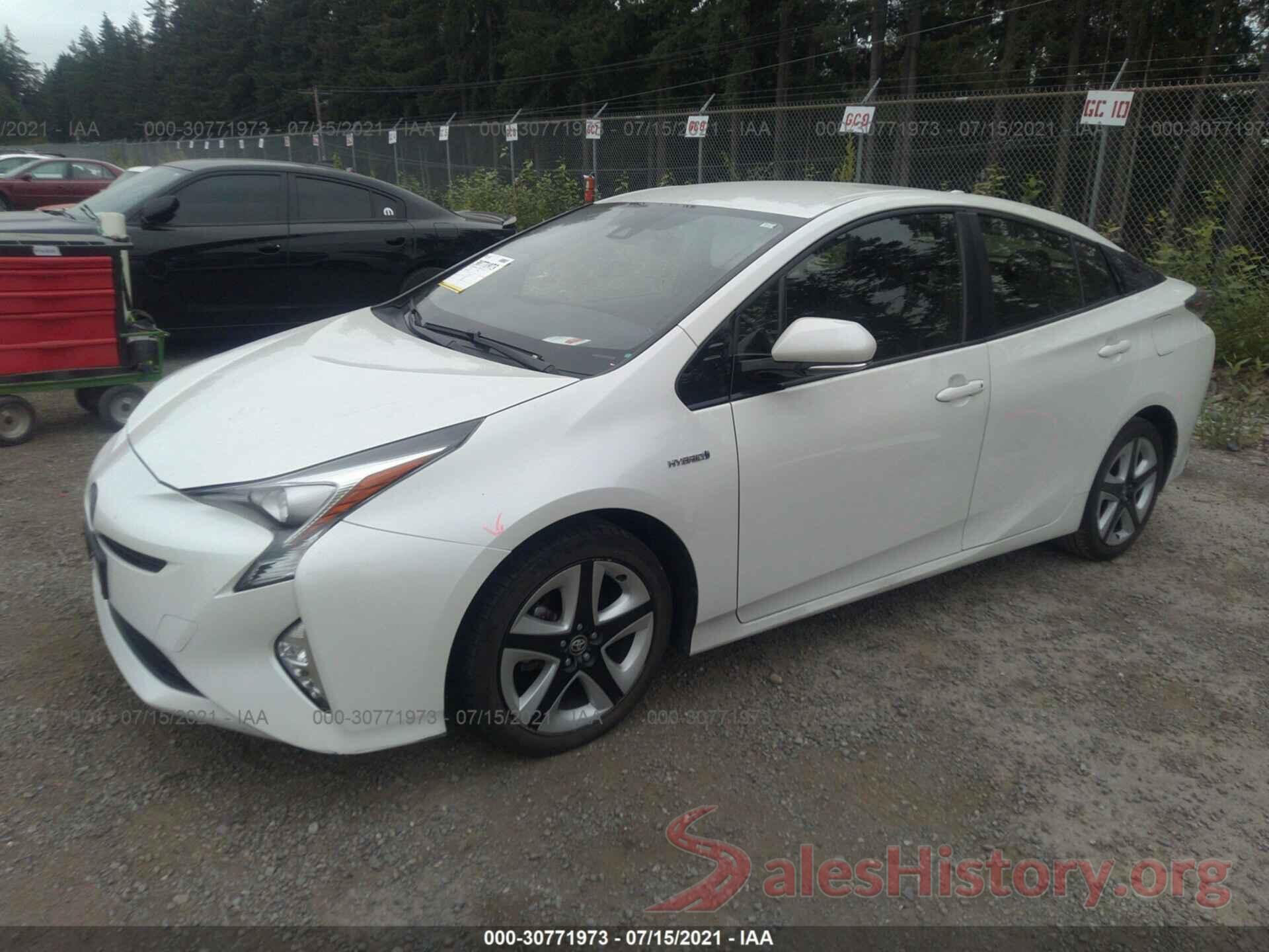 JTDKARFU8G3010465 2016 TOYOTA PRIUS