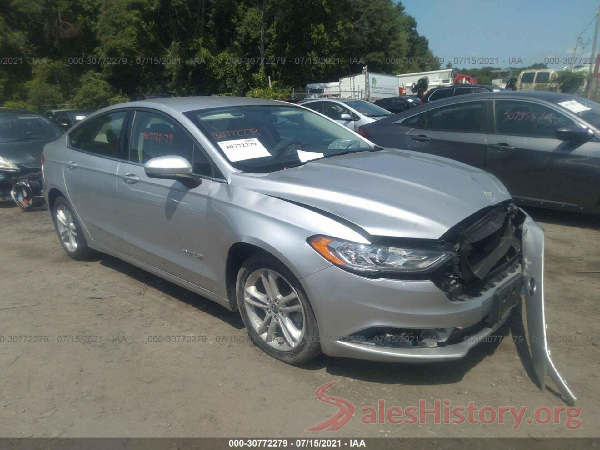 3FA6P0LU2JR278359 2018 FORD FUSION HYBRID