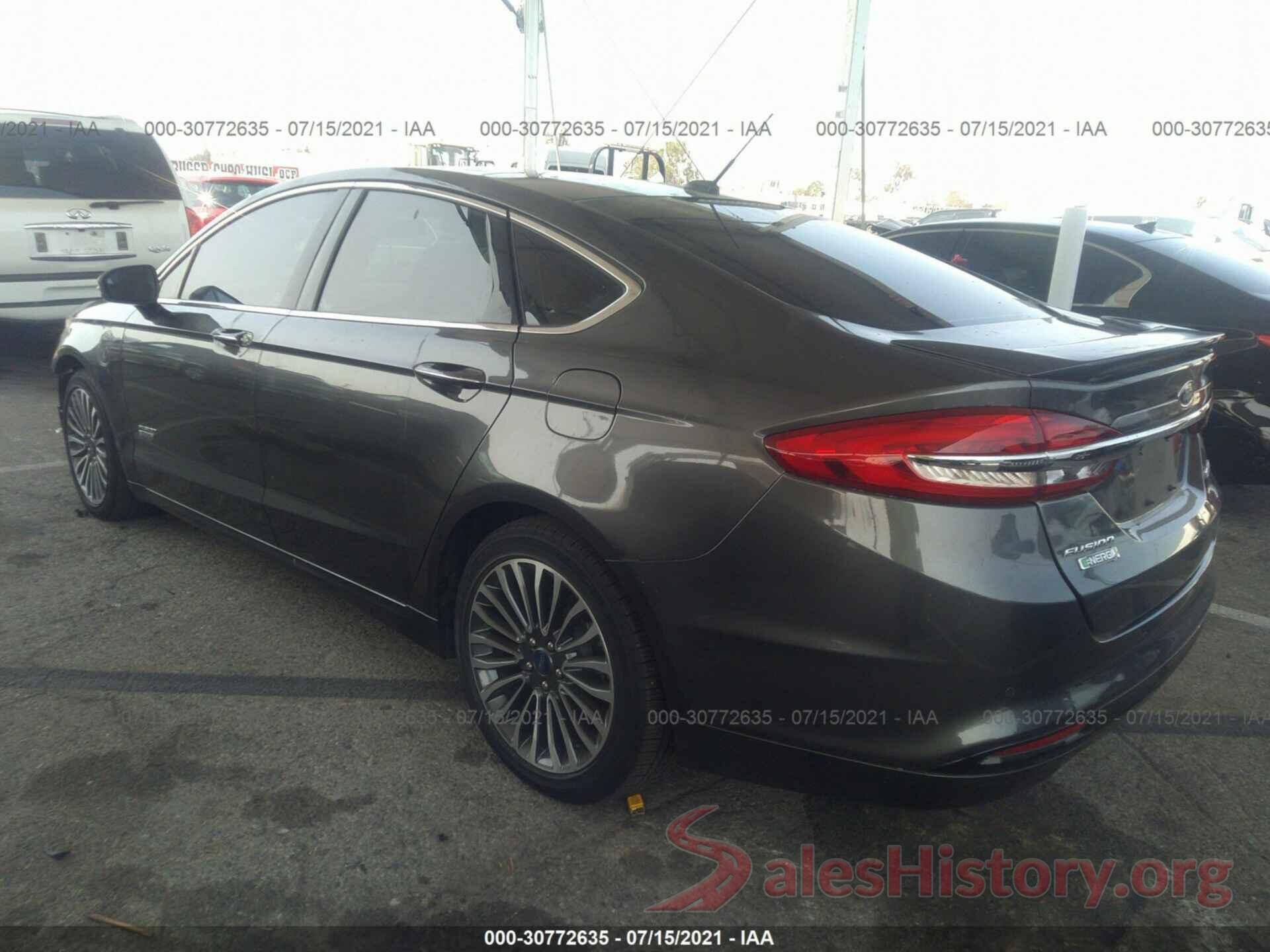 3FA6P0SU4JR123488 2018 FORD FUSION ENERGI