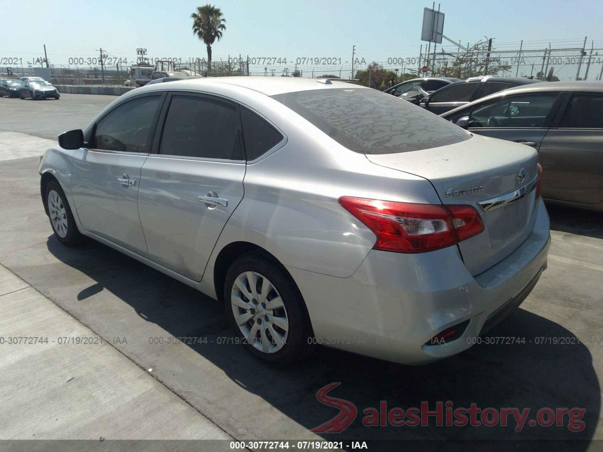 3N1AB7APXGL658301 2016 NISSAN SENTRA