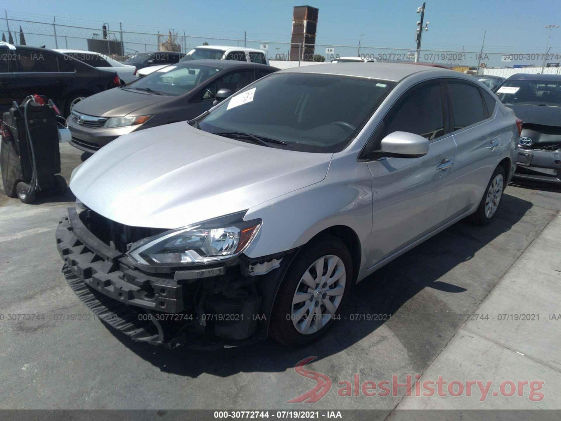 3N1AB7APXGL658301 2016 NISSAN SENTRA