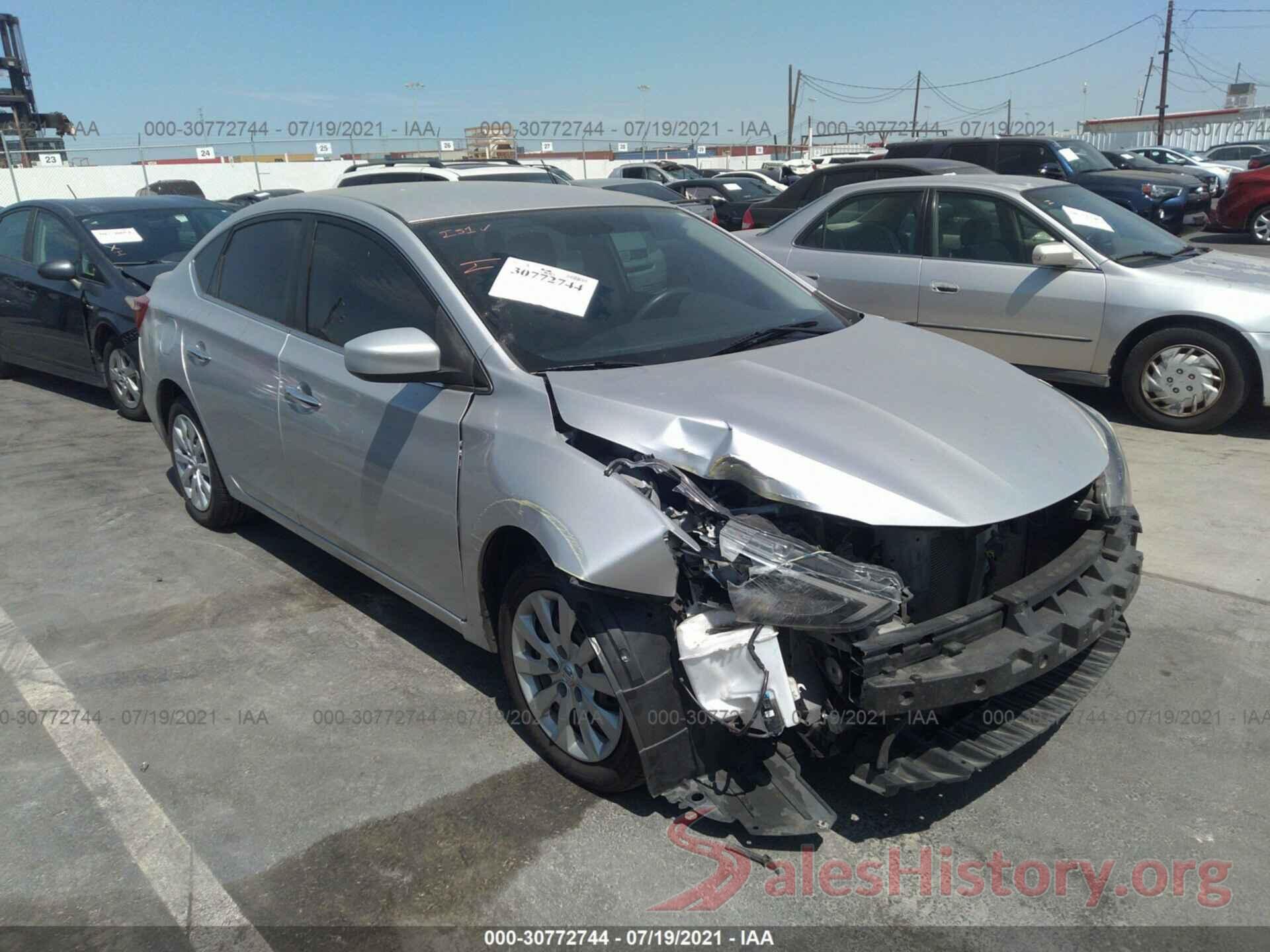 3N1AB7APXGL658301 2016 NISSAN SENTRA