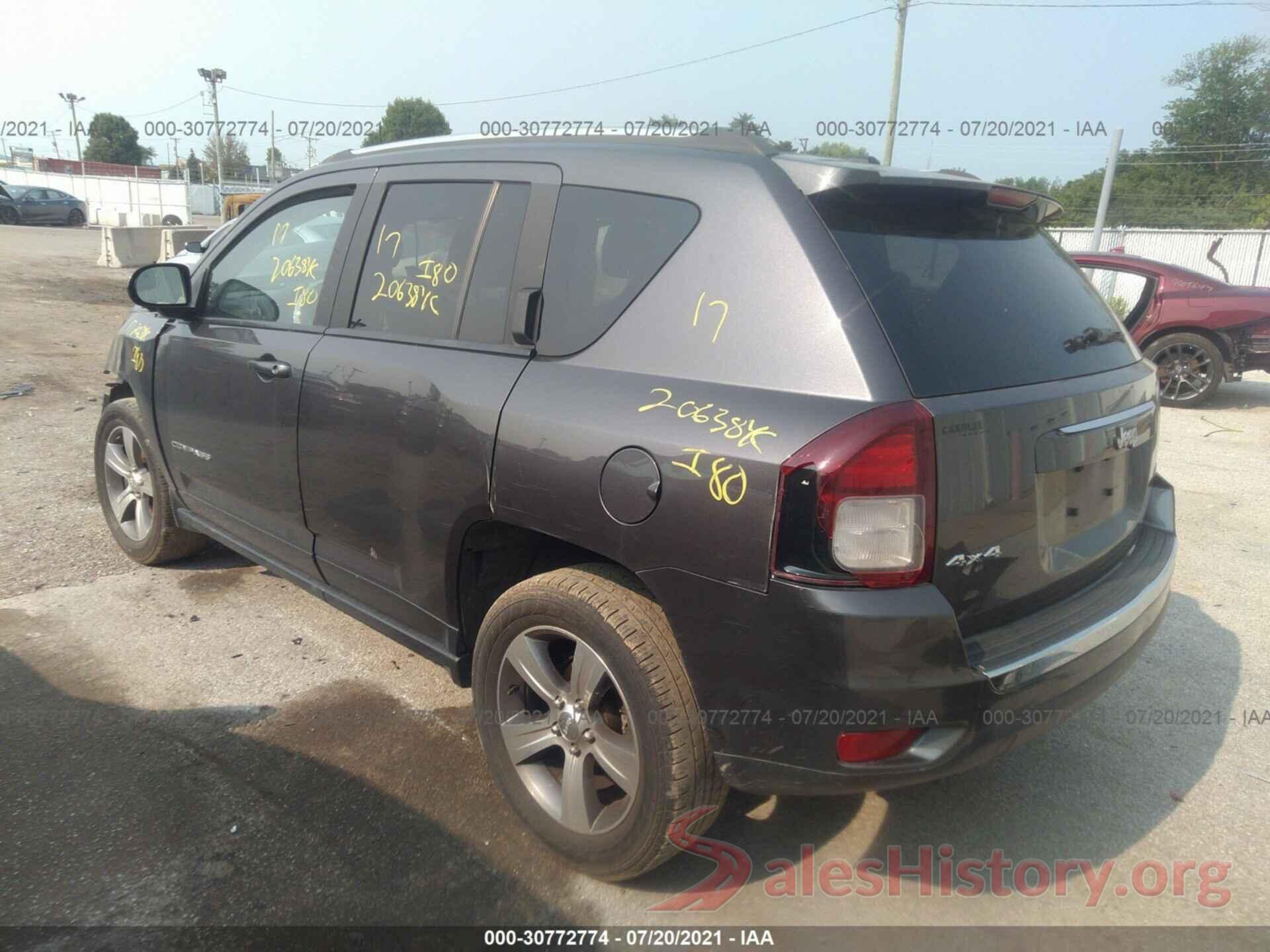 1C4NJDEB0HD176409 2017 JEEP COMPASS