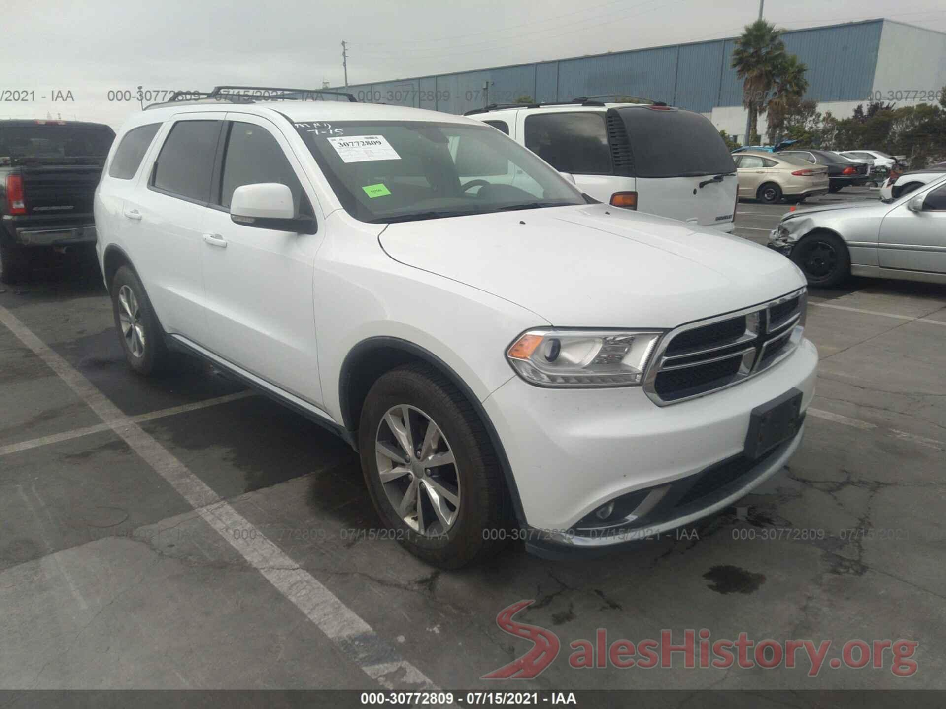 1C4RDHDG6GC446485 2016 DODGE DURANGO