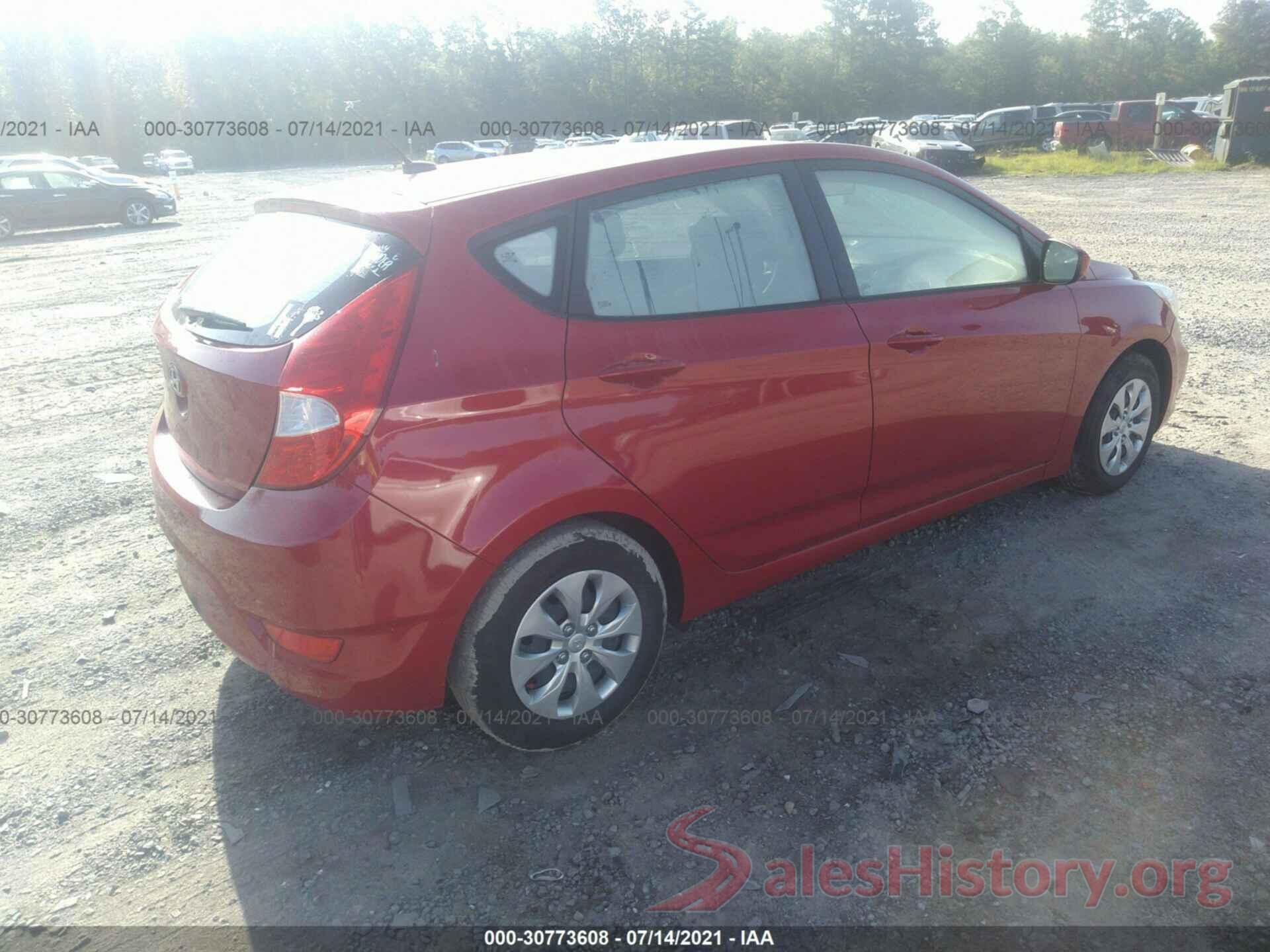 KMHCT5AE3HU338780 2017 HYUNDAI ACCENT