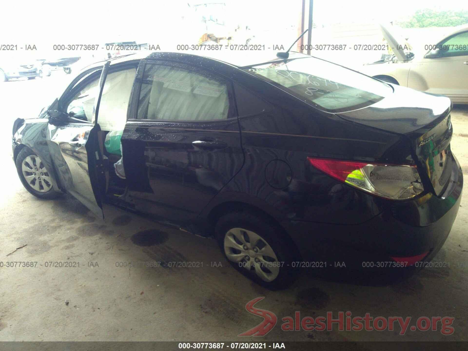 KMHCT4AE0GU110034 2016 HYUNDAI ACCENT