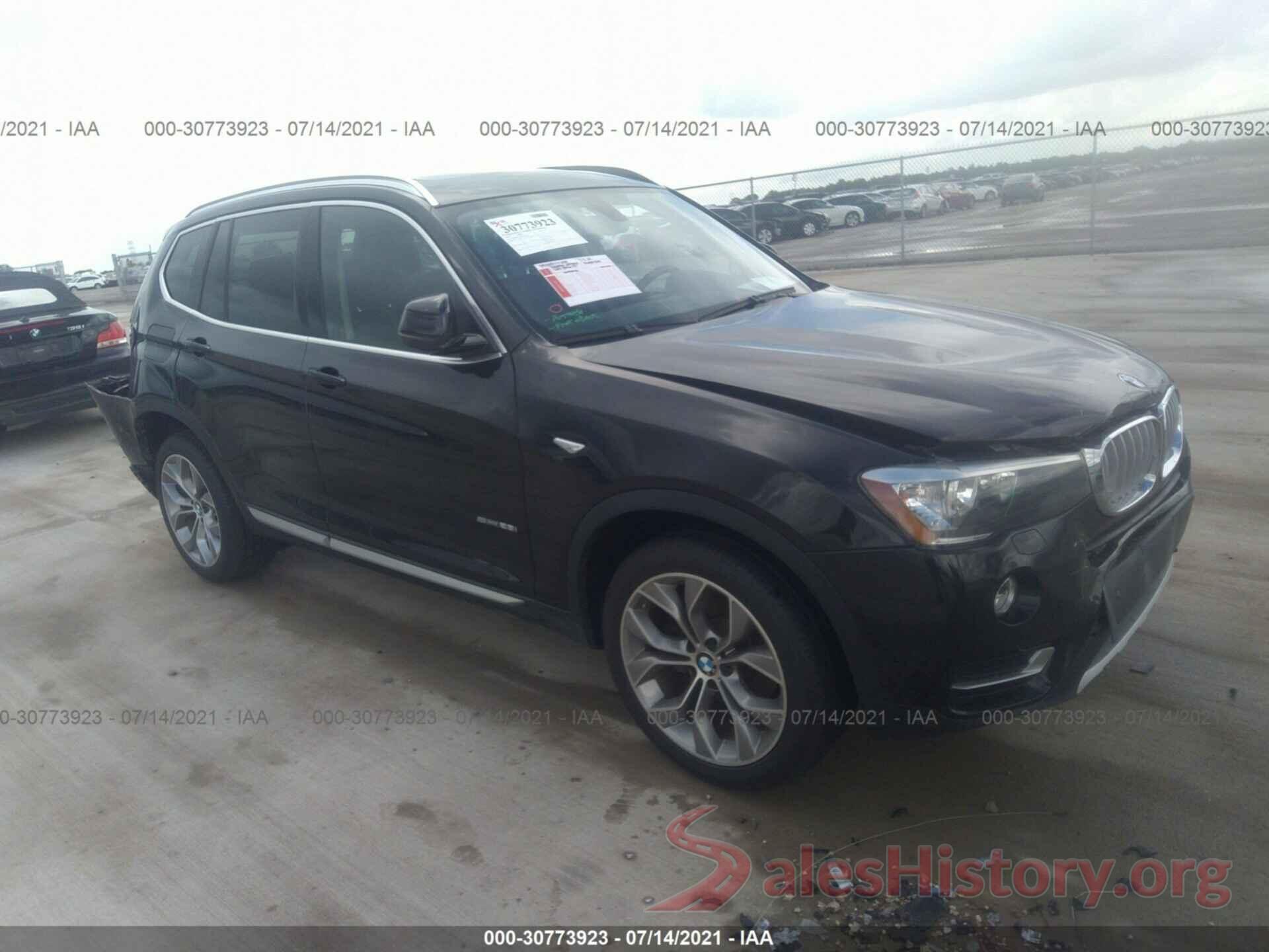 5UXWZ7C35H0V92665 2017 BMW X3