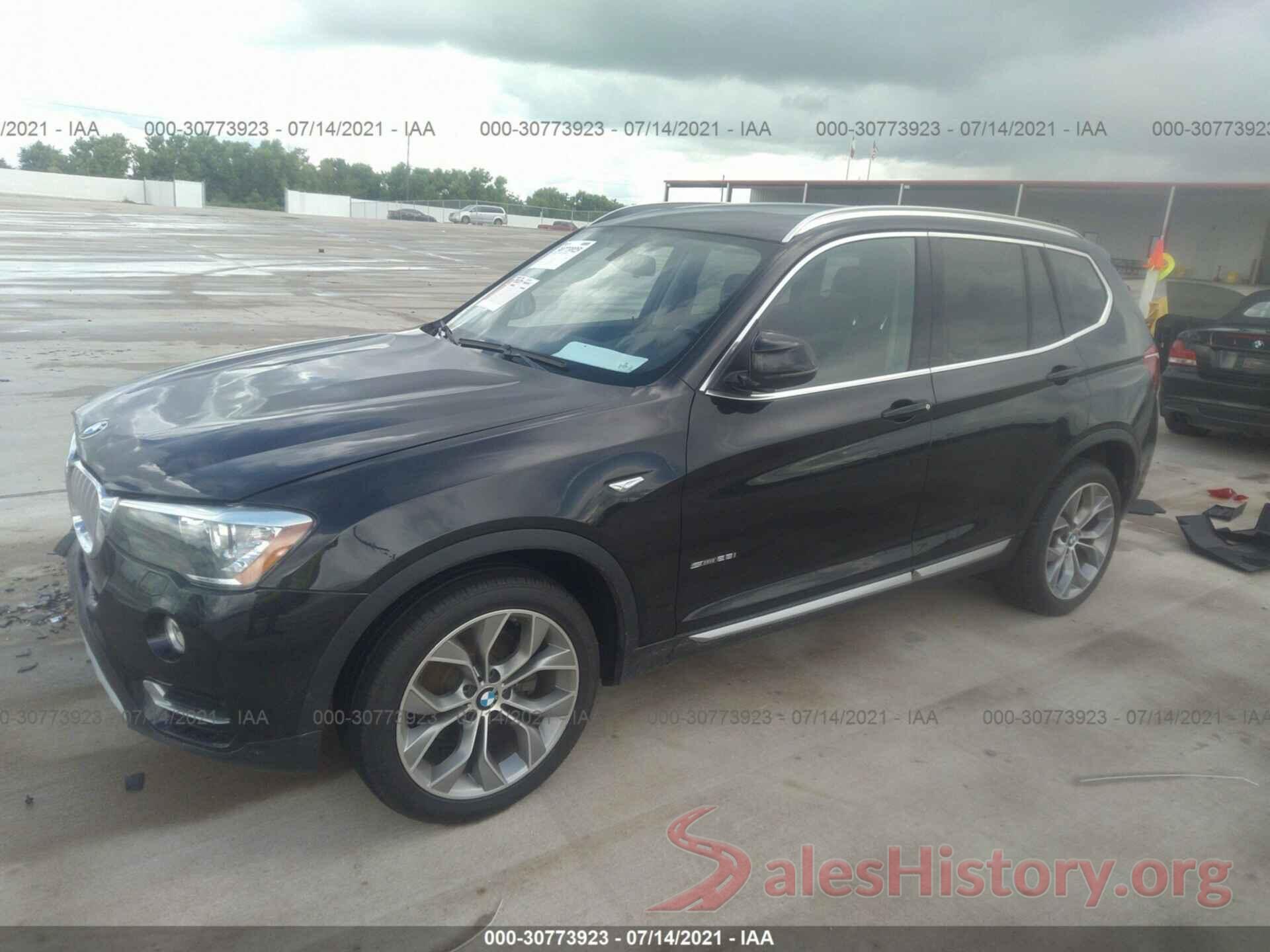 5UXWZ7C35H0V92665 2017 BMW X3