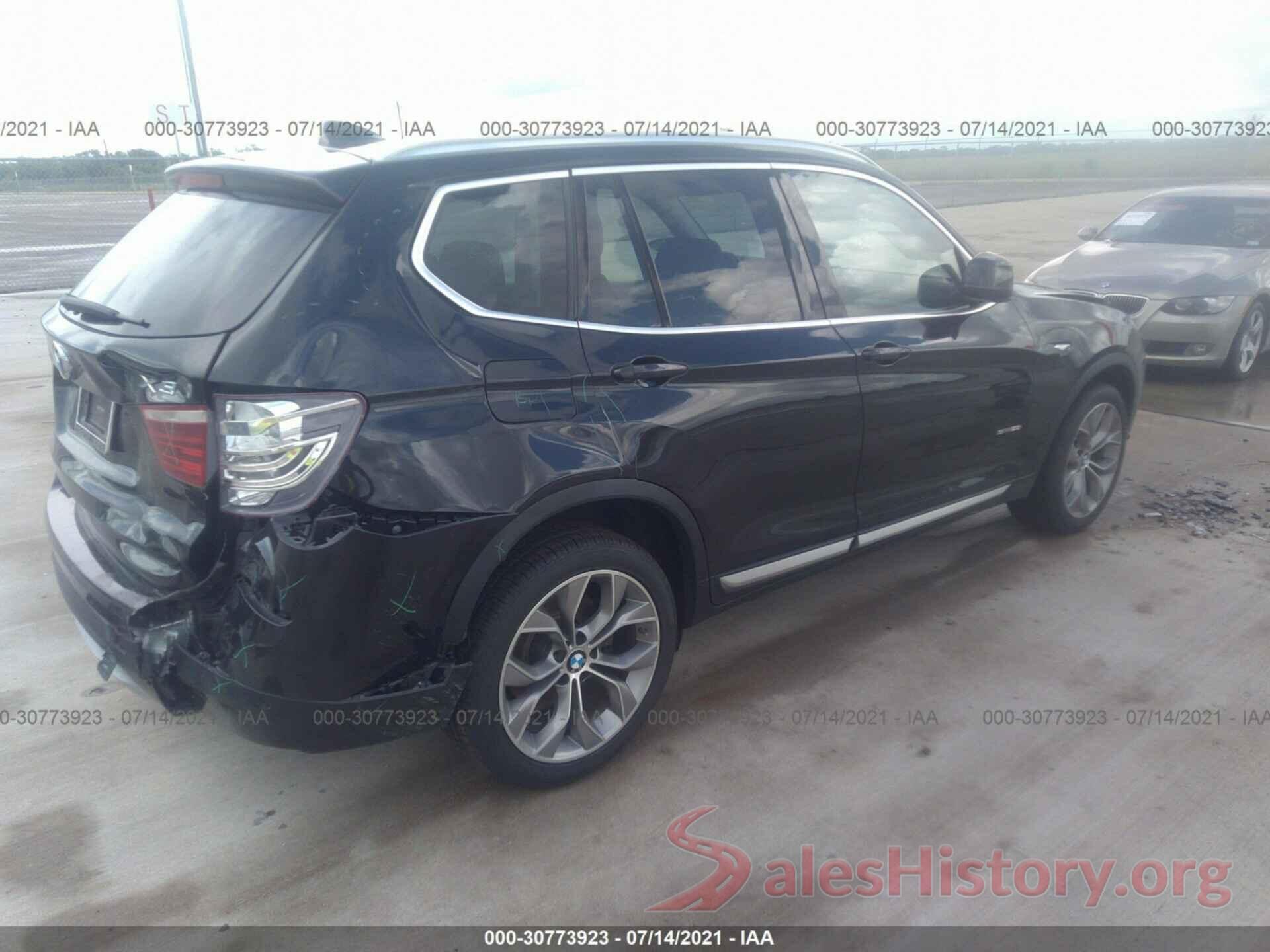 5UXWZ7C35H0V92665 2017 BMW X3